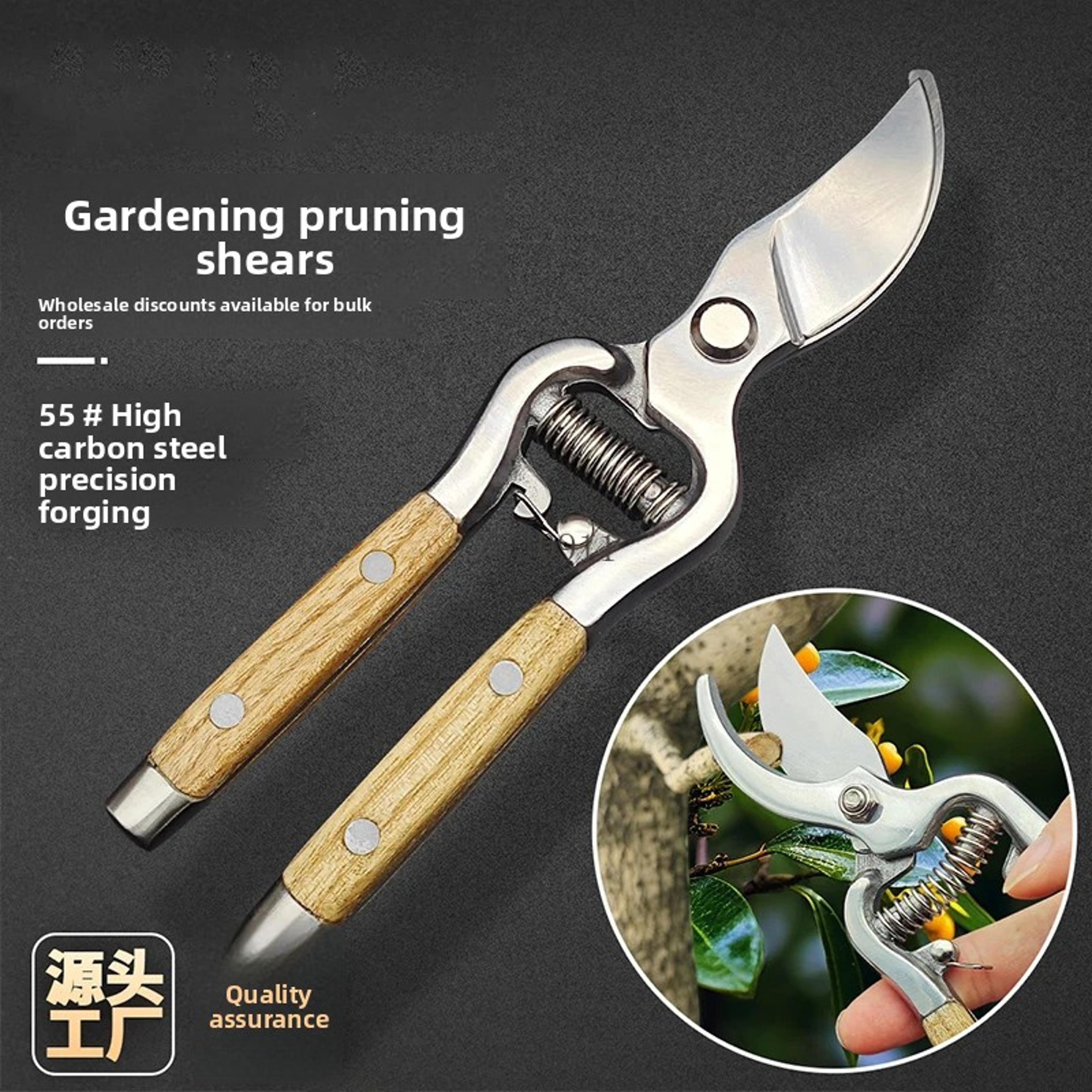 Precision Stainless Steel Pruning Shears For Fruit Trees Flowers  Garden Branch Cutting 2