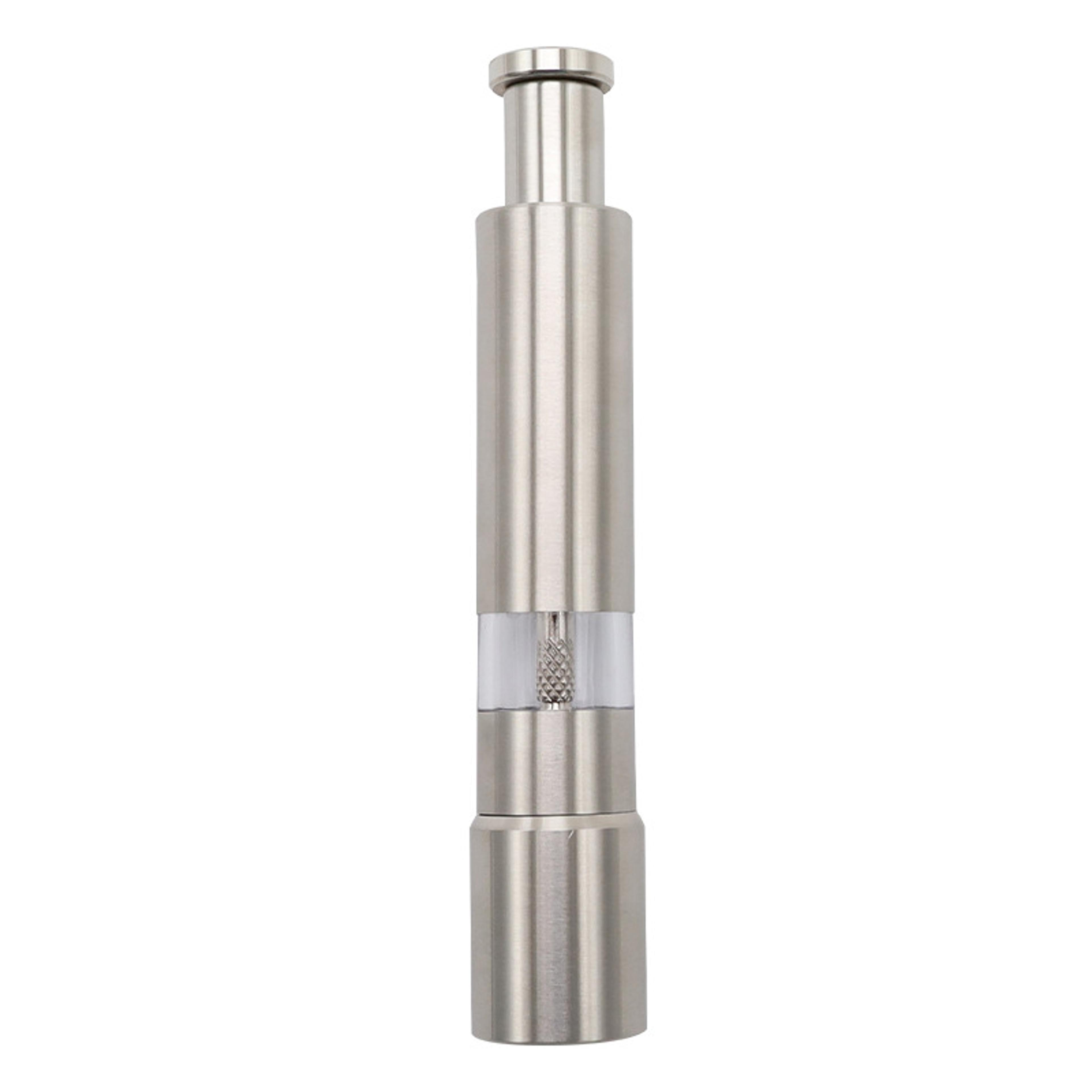 stainless steel electric spice grinder adjustable pepper mill & salt grinder for kitchen use