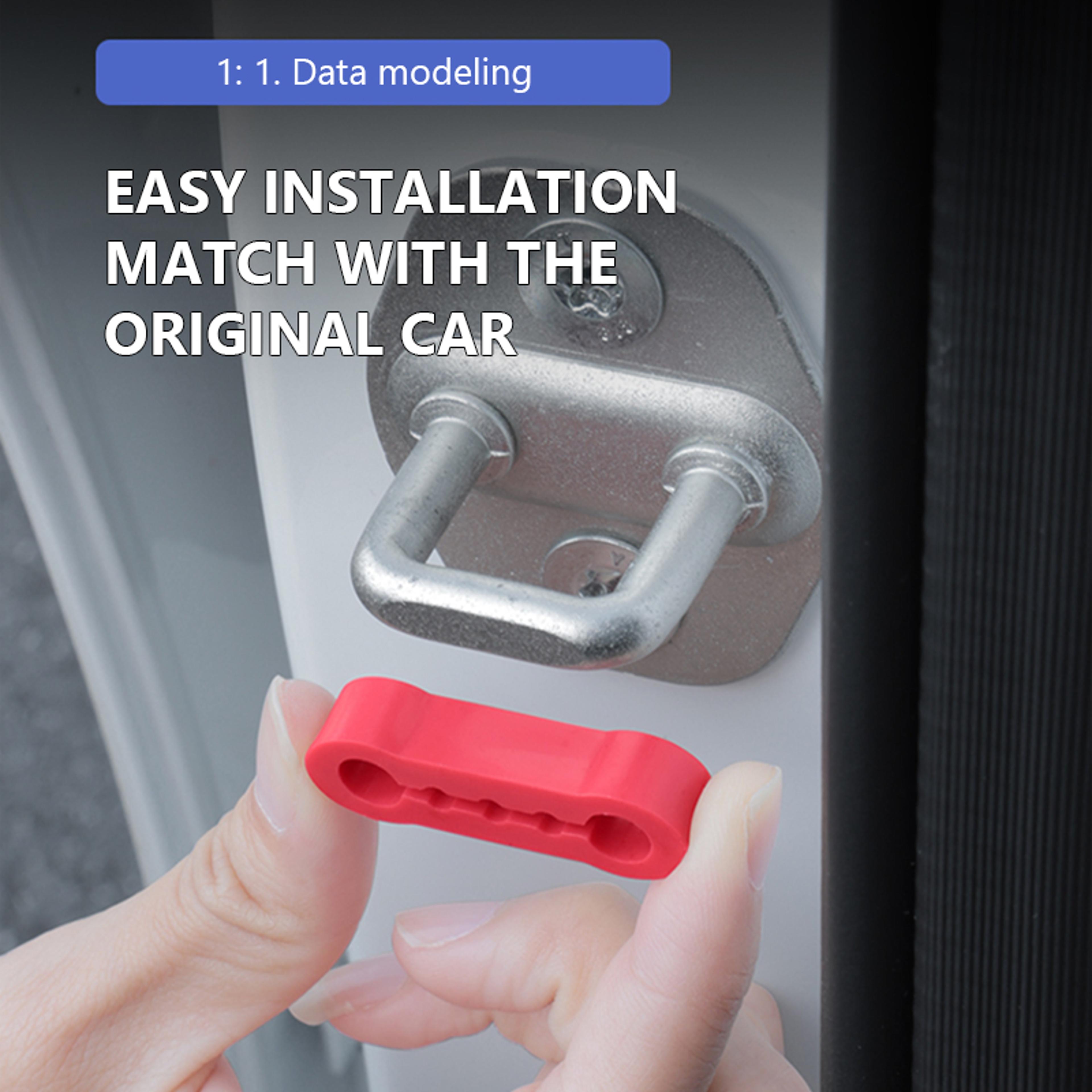 SilentDrive Car Door Shock Absorber Pads Universal Soundproof Anti Vibration Buffers 2