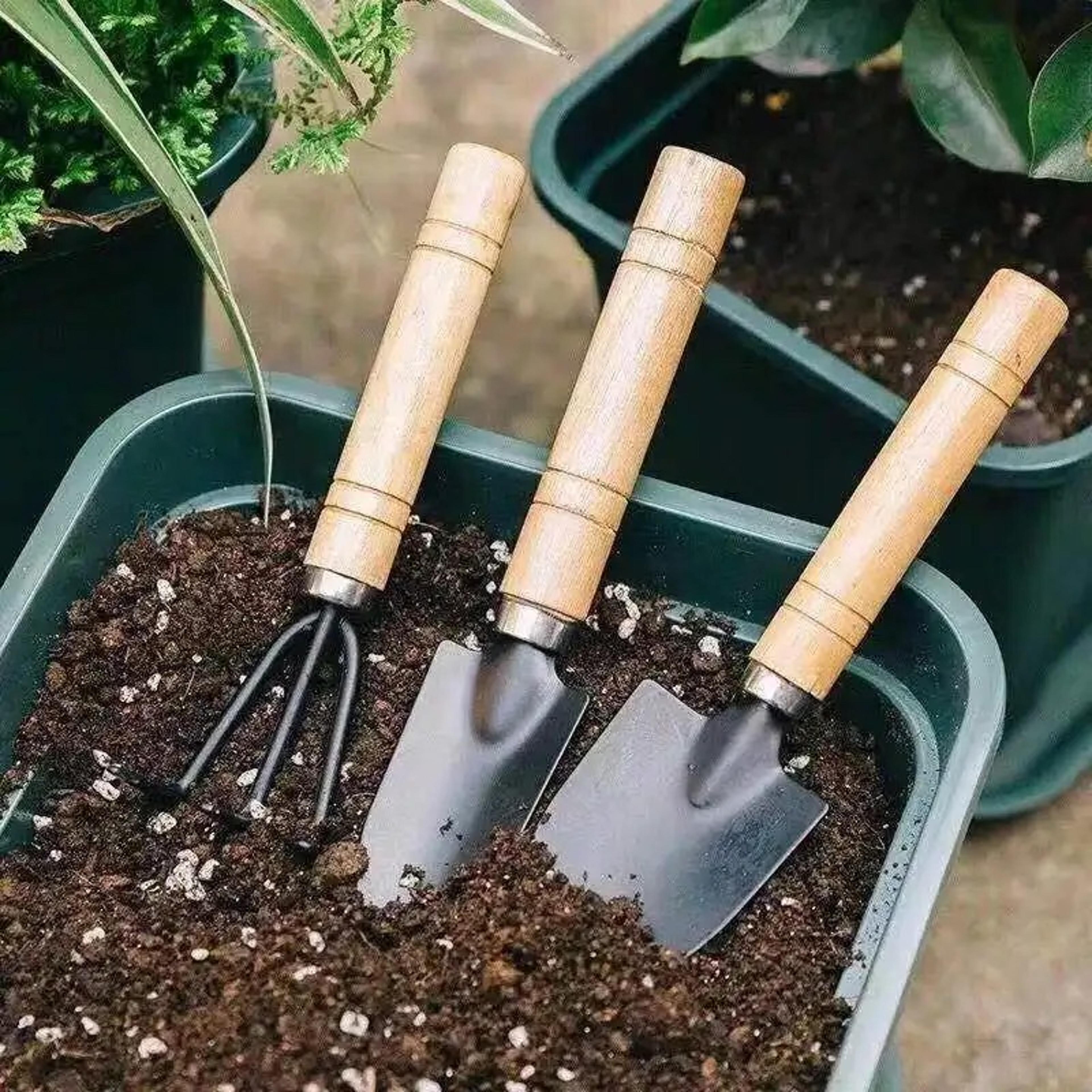 Mini Garden Hand Tool Set For Digging Weeding  Indoor Plant Care 1