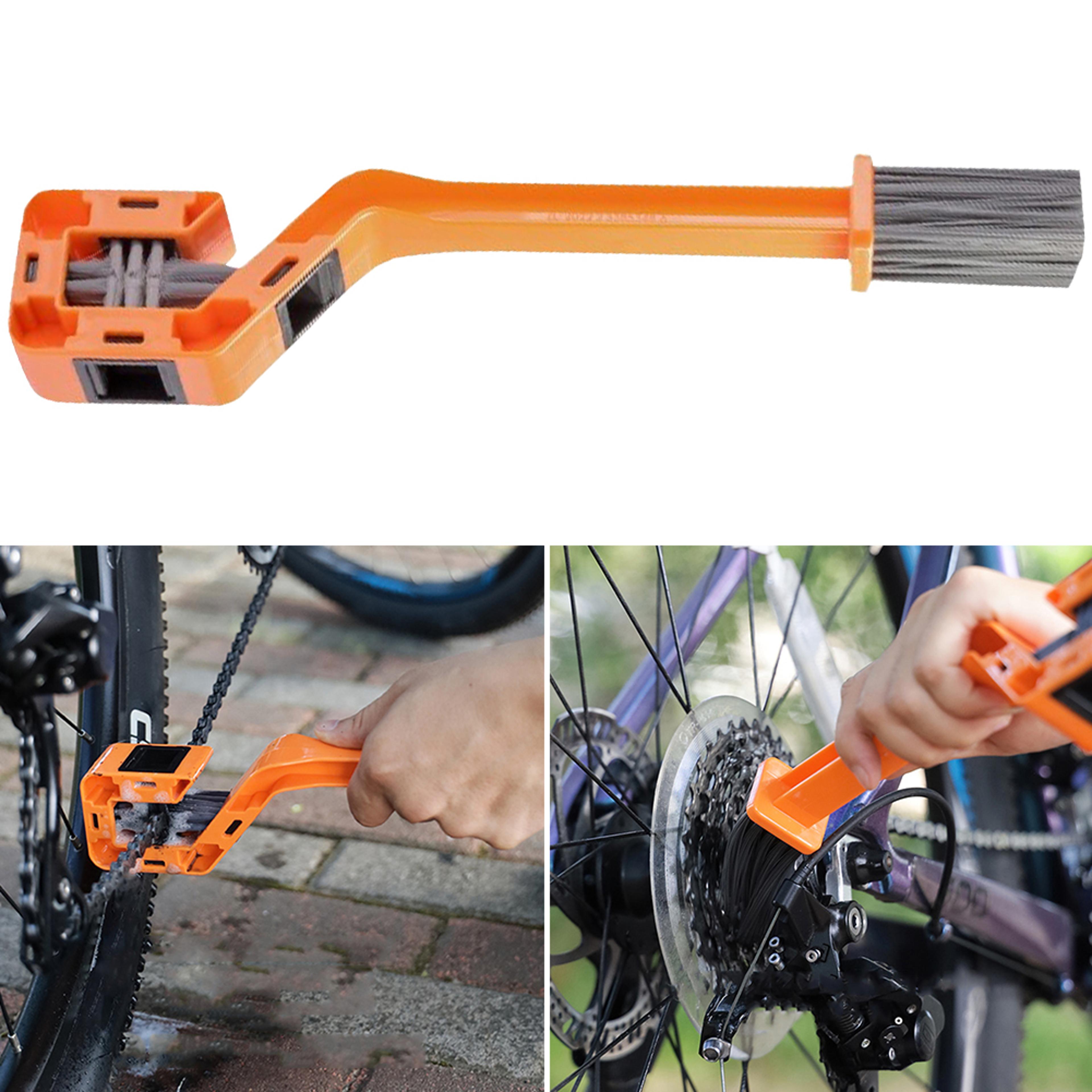 proclean bike chain cleaner brush for bicycle and motorcycle maintenance