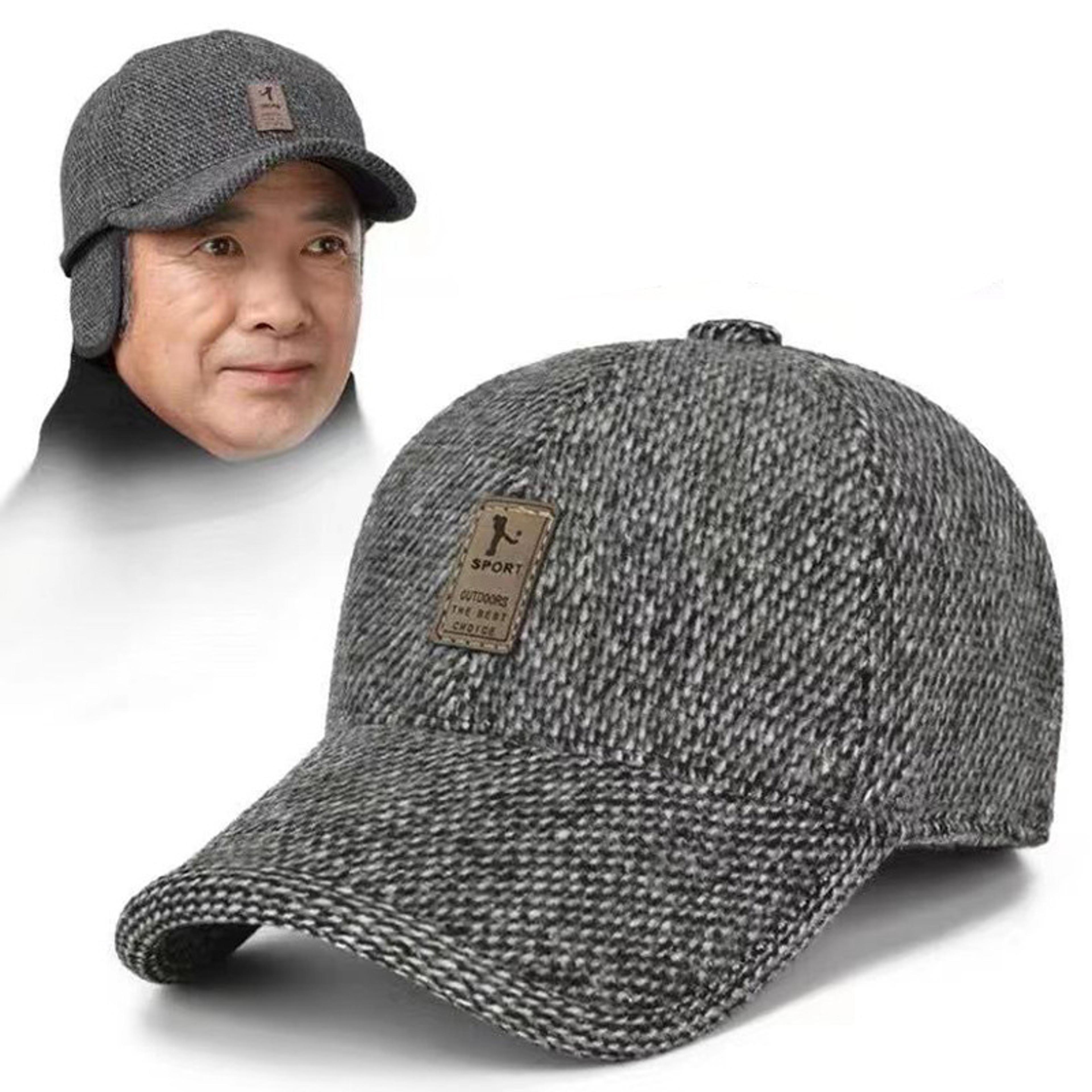 men classic cotton winter baseball cap comfortable autumn dad hat
