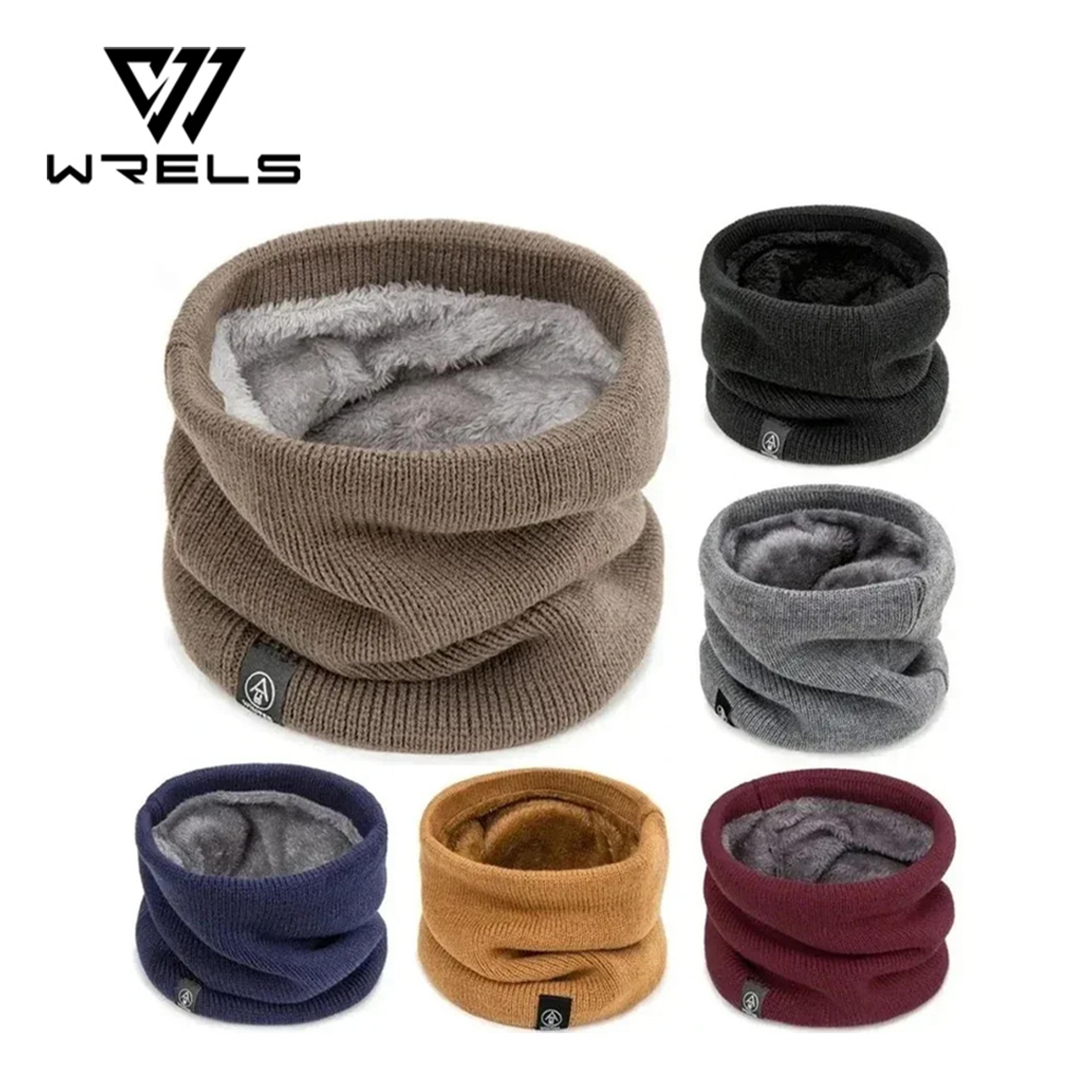 Warm Knitted Winter Neck Gaiter  Plush Cold Proof Sports Neck Warmer For Men  Women 1