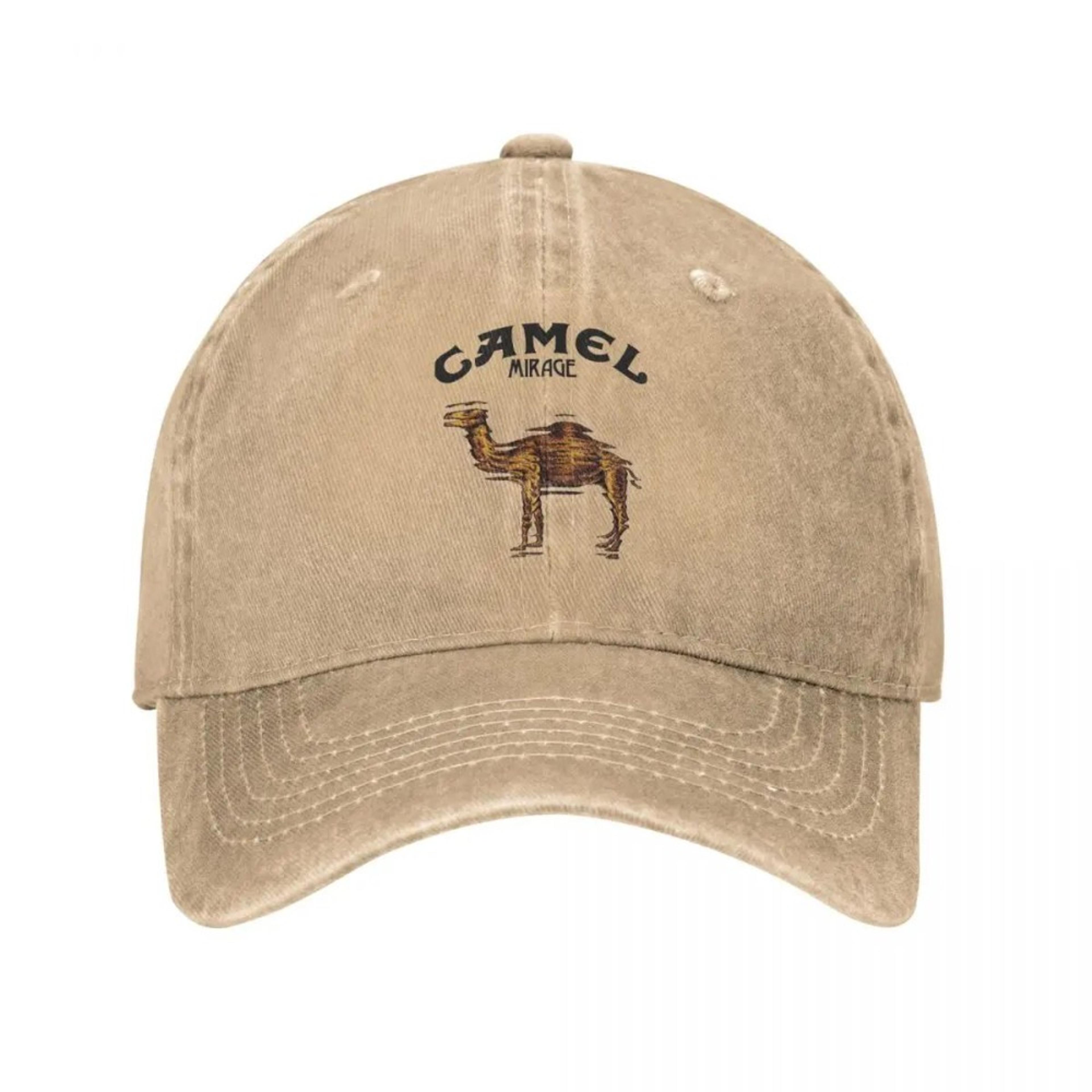 vintage camel trucker hat adjustable outdoor & golf cap