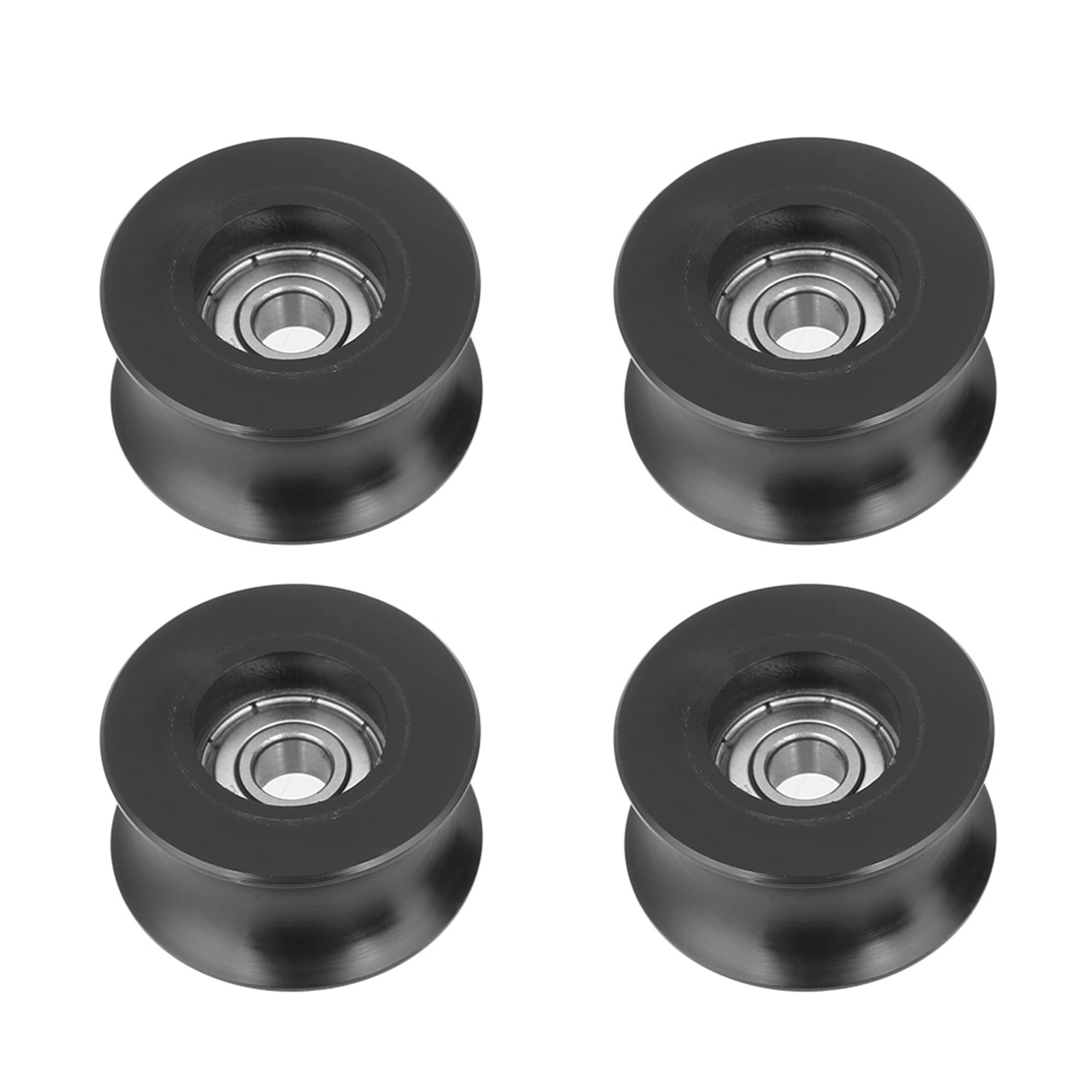 premium groove pulley wheel replacement groove ball bearing guide set