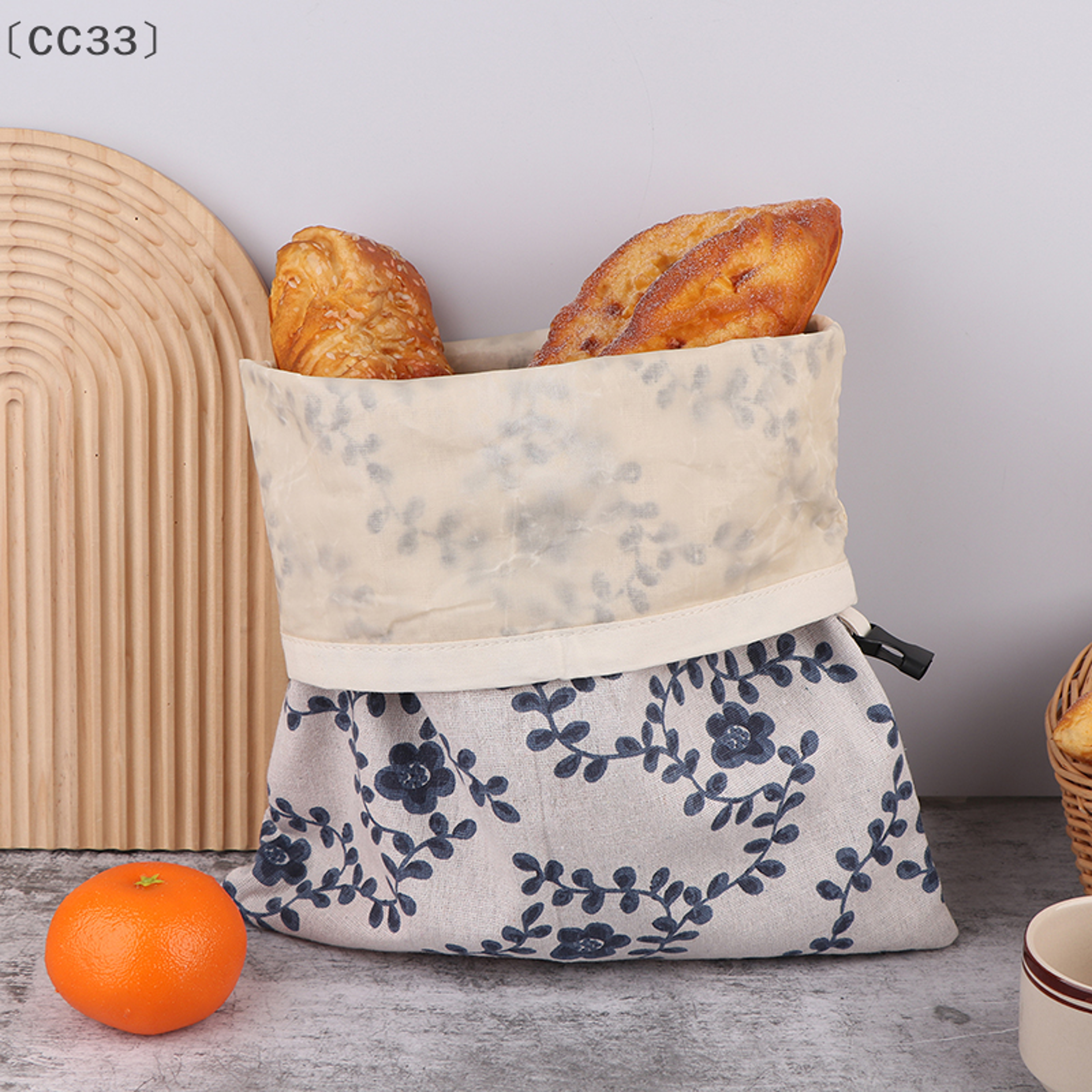 freshkeep beeswax linen bread bag reusable eco friendly sourdough storage