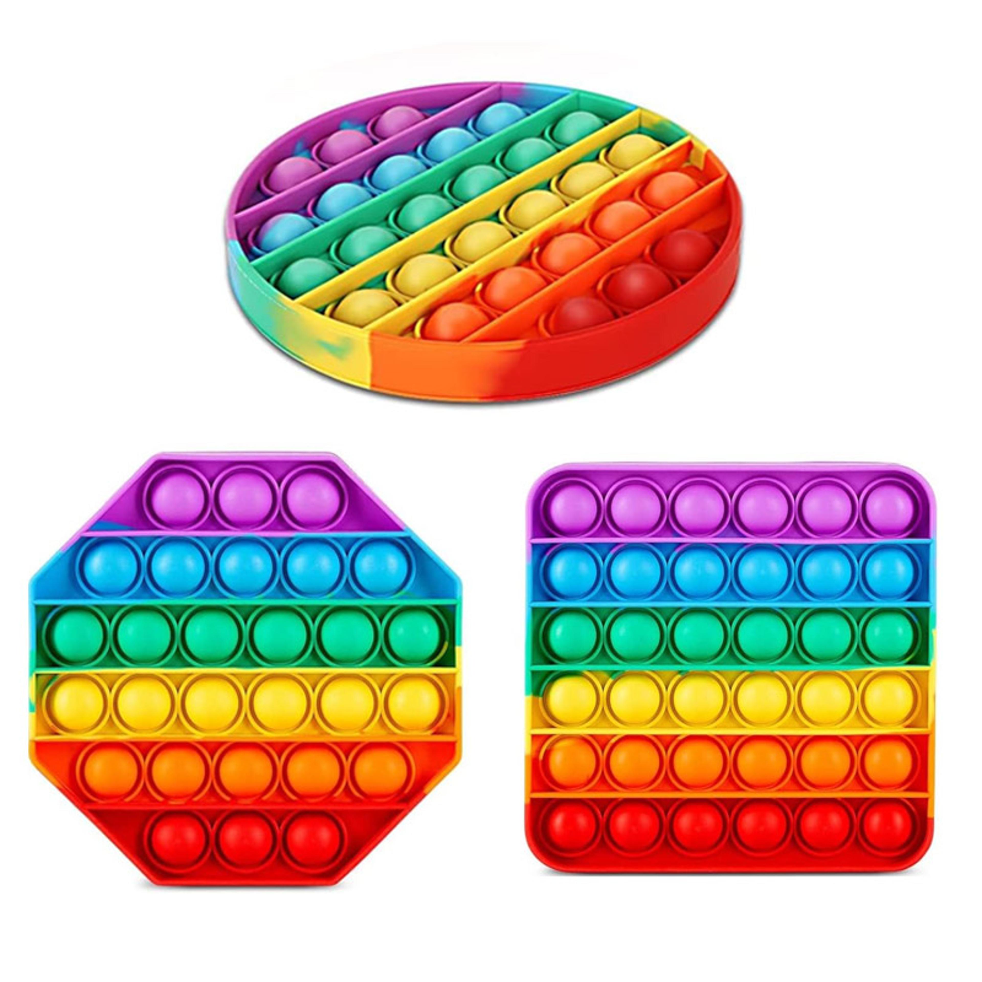 calmpop silicone bubble fidget toy set for kids pack stress relief sensory toys