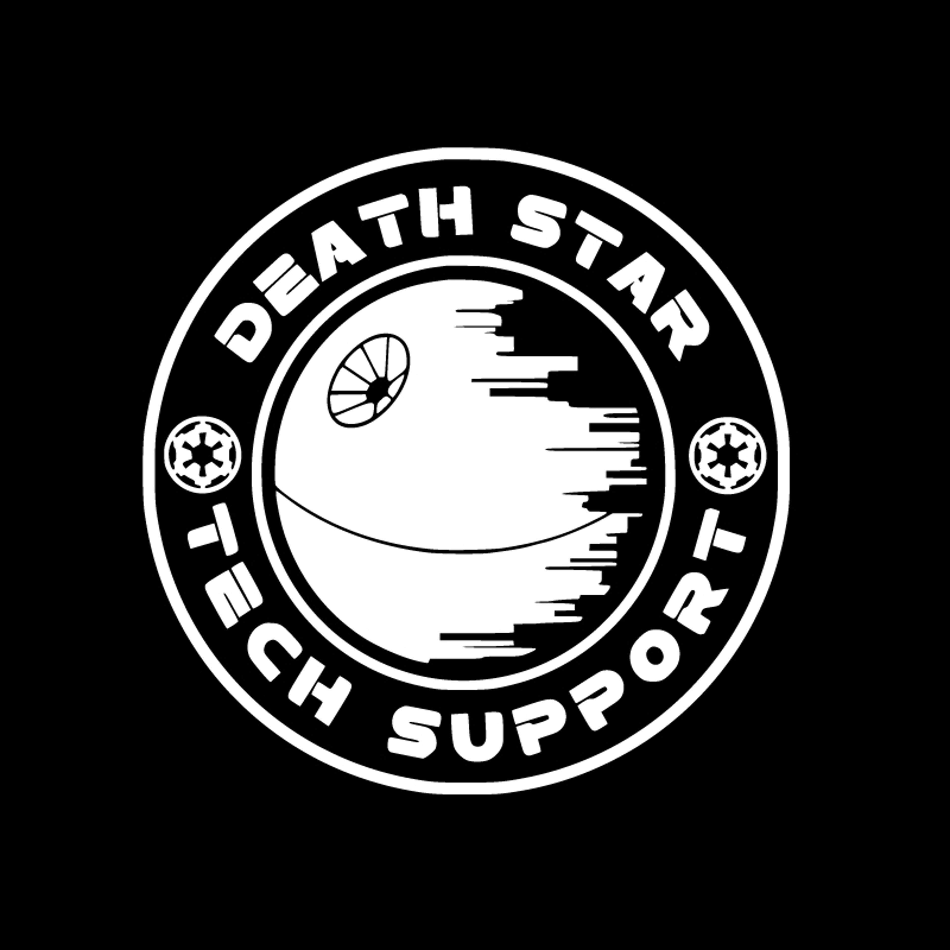 Death Star Tech Support Vinyl Decal For Car Windows Laptops Water Bottles  Wall Decor 6