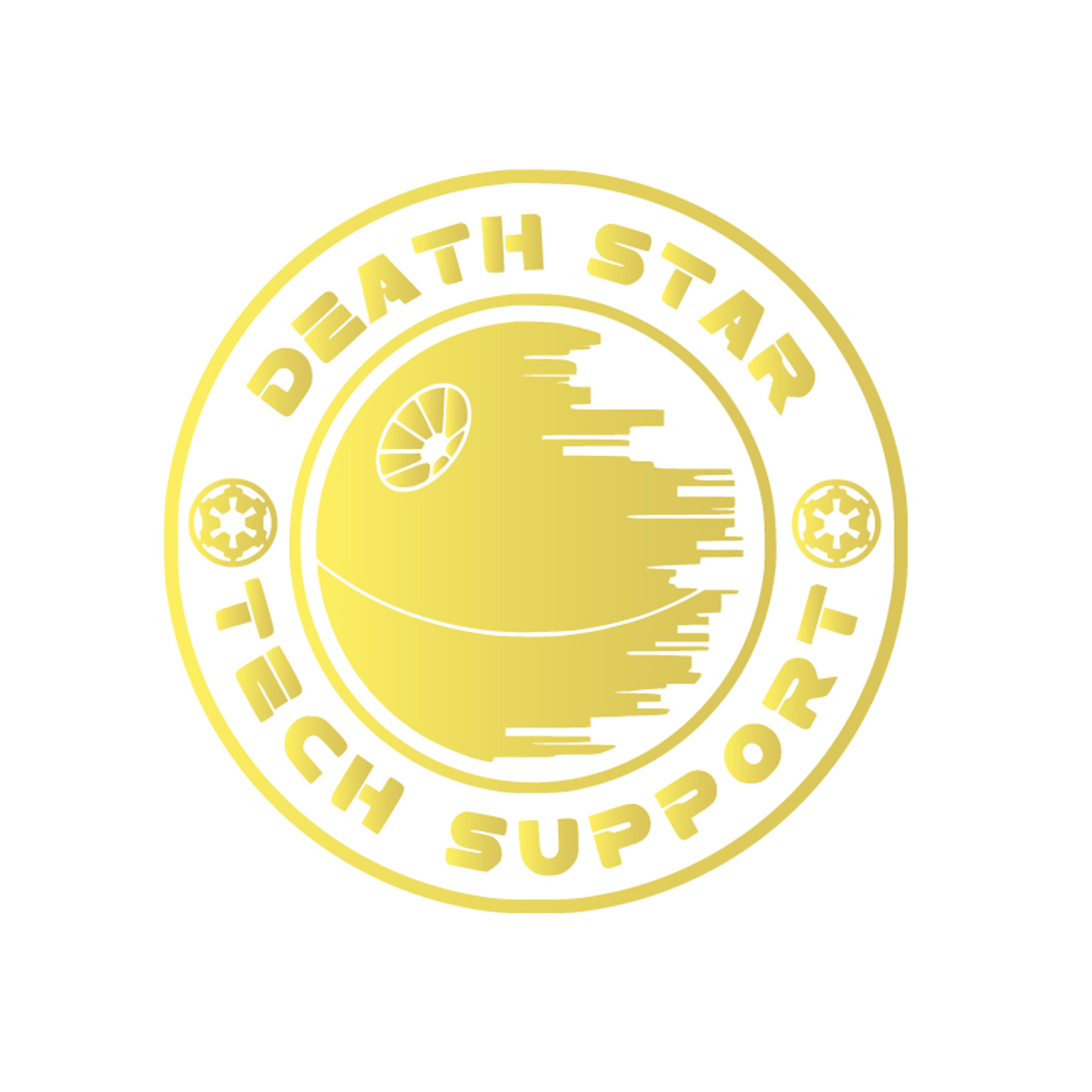 Death Star Tech Support Vinyl Decal For Car Windows Laptops Water Bottles  Wall Decor 7