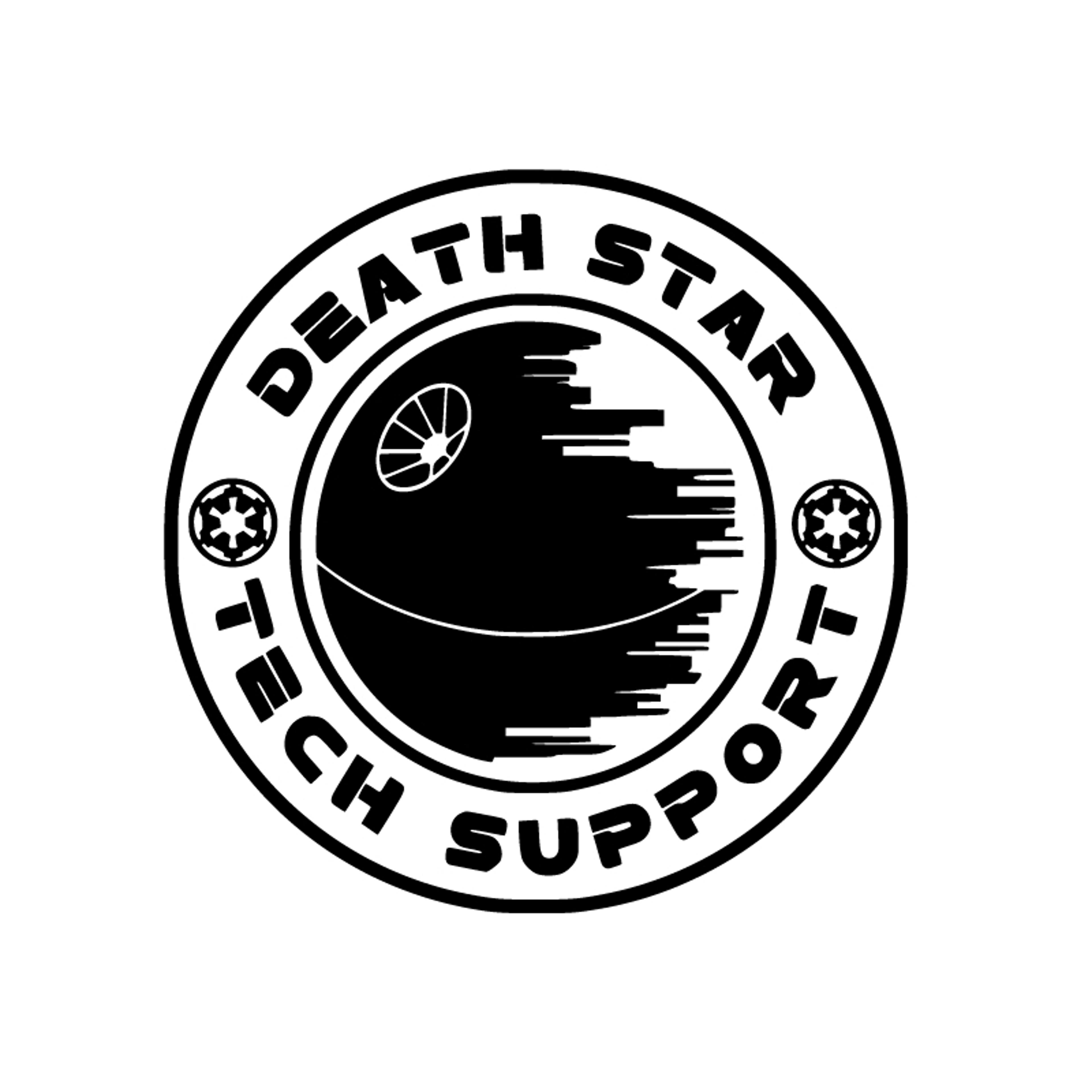 Death Star Tech Support Vinyl Decal For Car Windows Laptops Water Bottles  Wall Decor 9