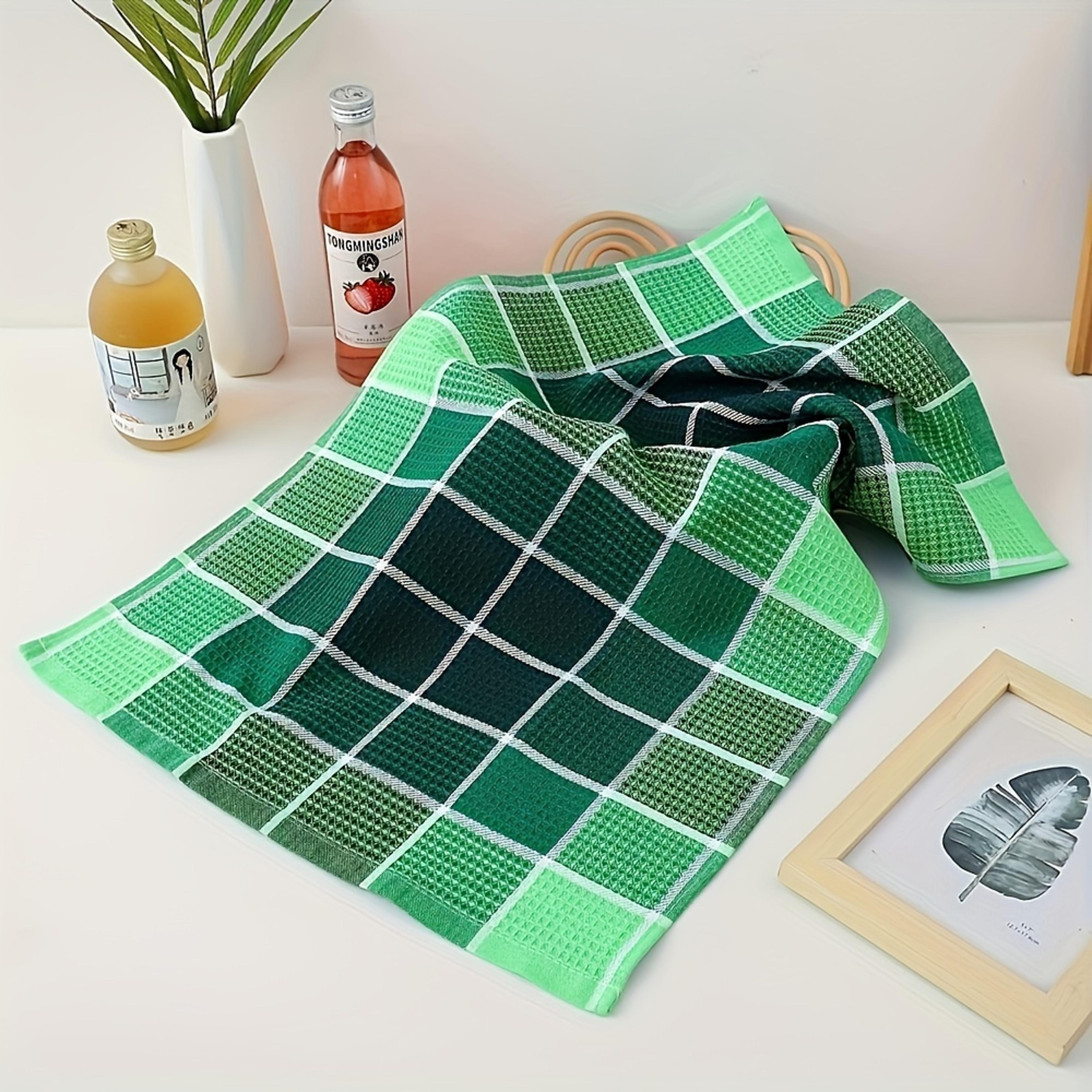 Premium Kitchen Dish Towels Set Super Soft Cotton Dish Towels For Fast Drying  Everyday Cleaning 2