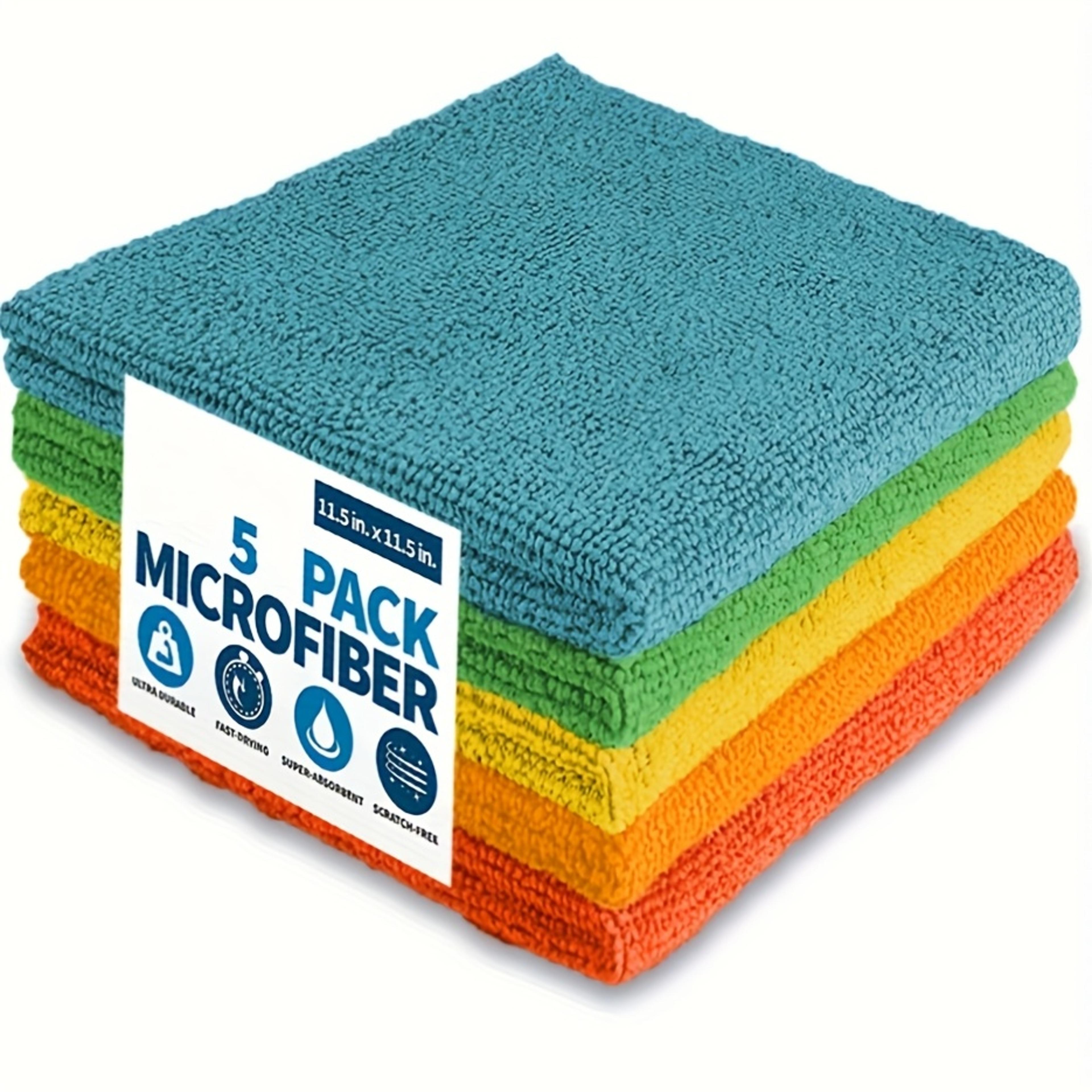 Ultra Absorbent Microfiber Cleaning Cloths For Kitchen Bathroom  Glass Streak Free Multi Surface Cl 4
