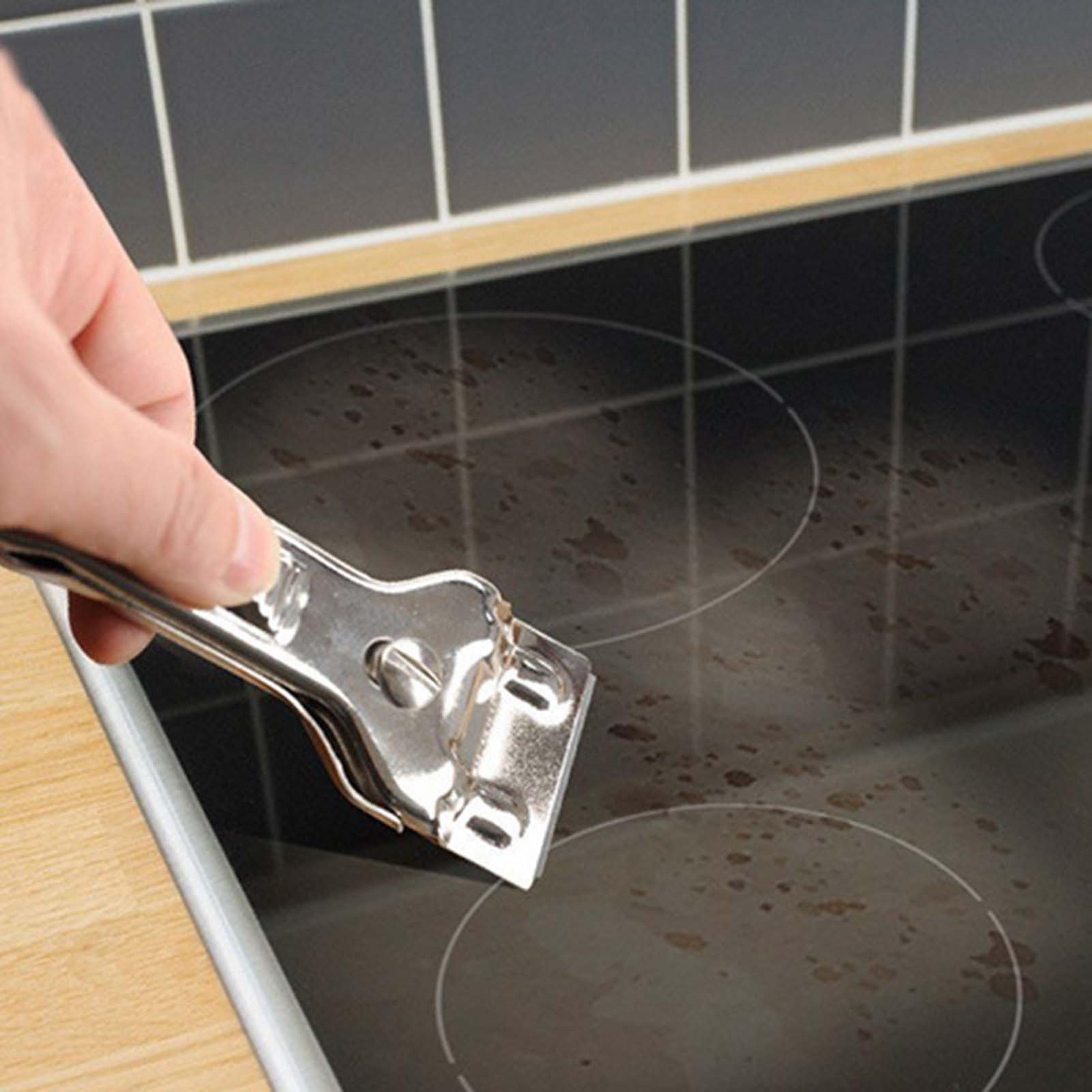 Multi Surface Ceramic Scraper Cleaning Tool For Glass Windows Stove Tops And Kitchen Surfaces 2