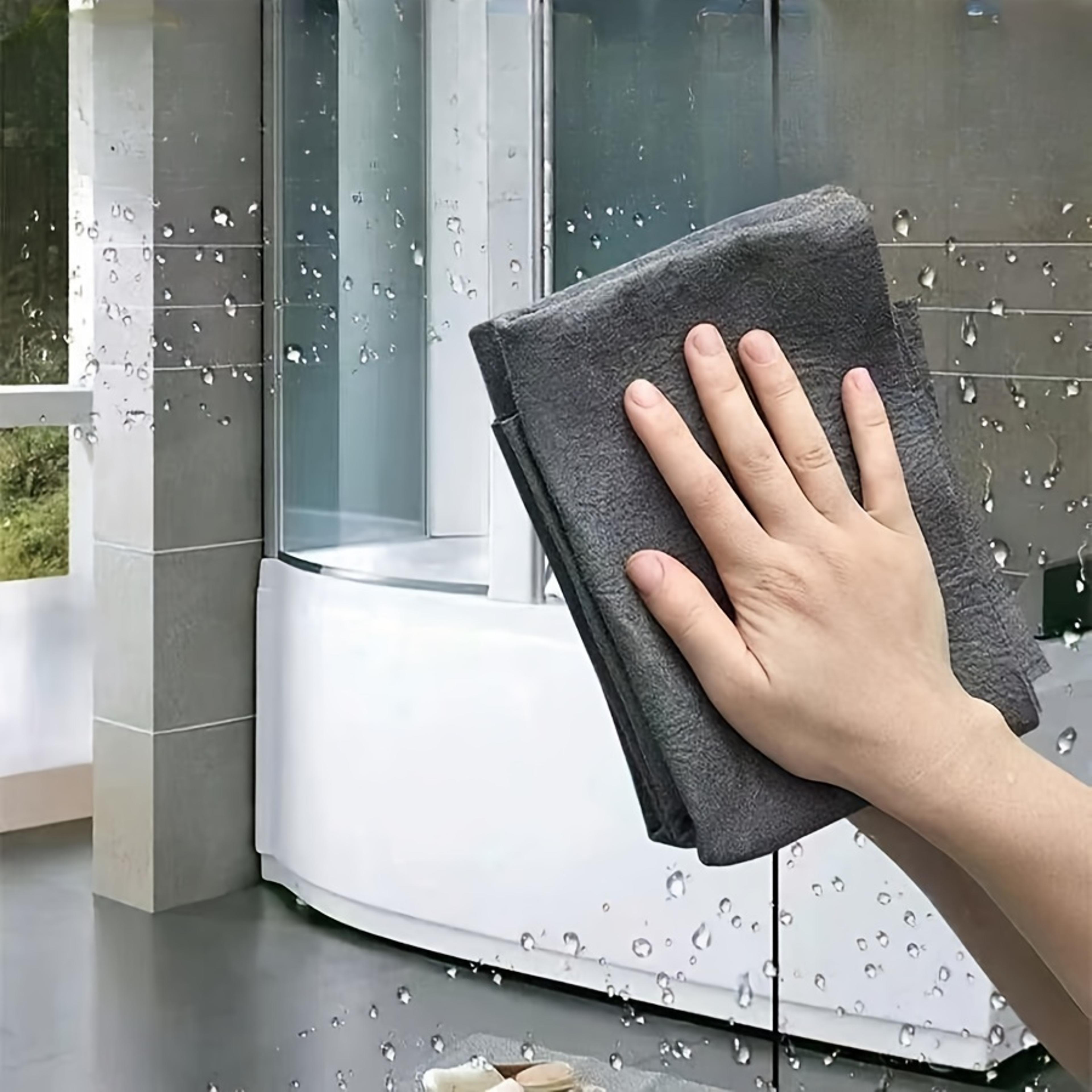 magic streak free glass cleaning cloth pack reusable microfiber mirror & window cleaning towels