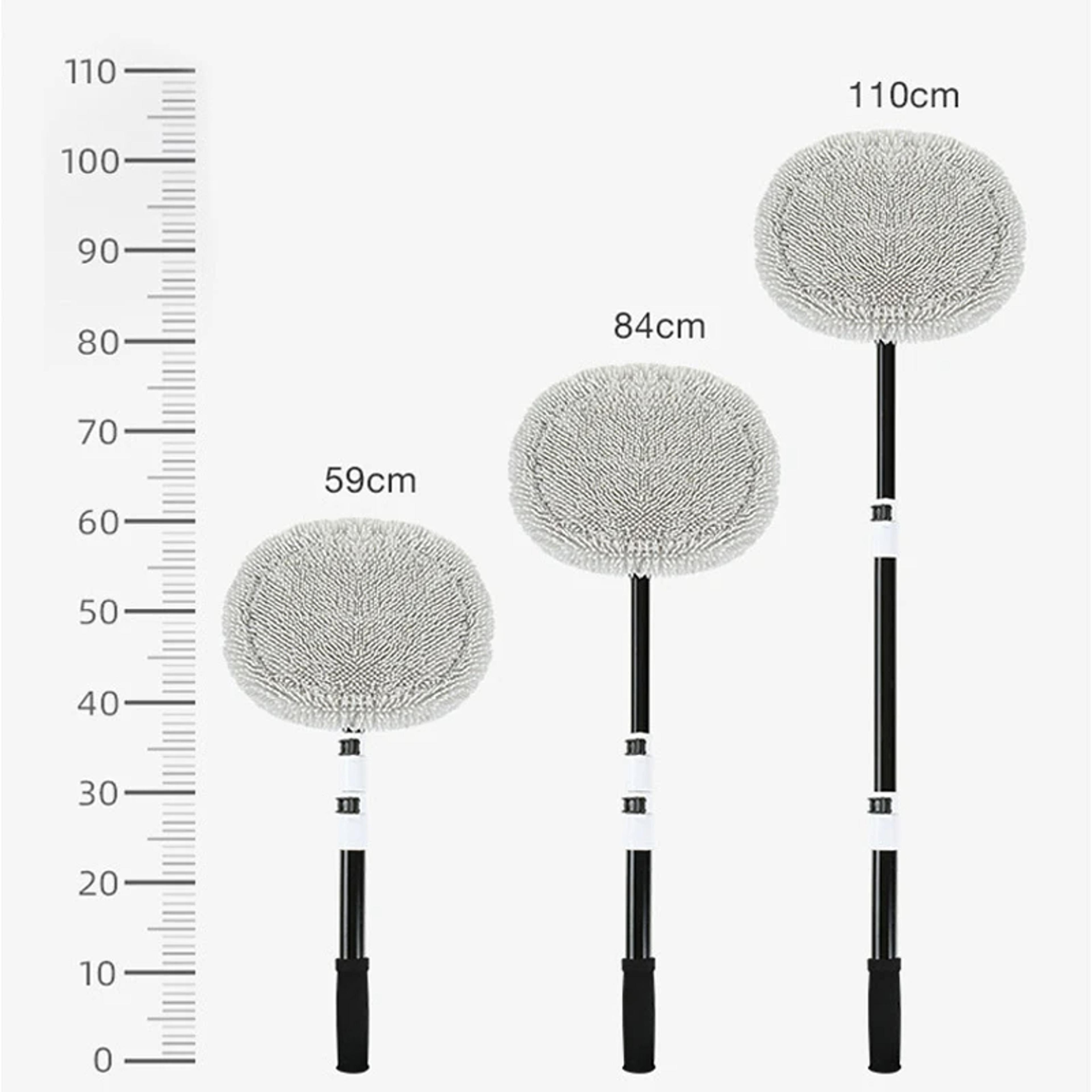 Telescoping Car Wash Brush With Soft Chenille Mop For ScratchFree Vehicle Cleaning 5
