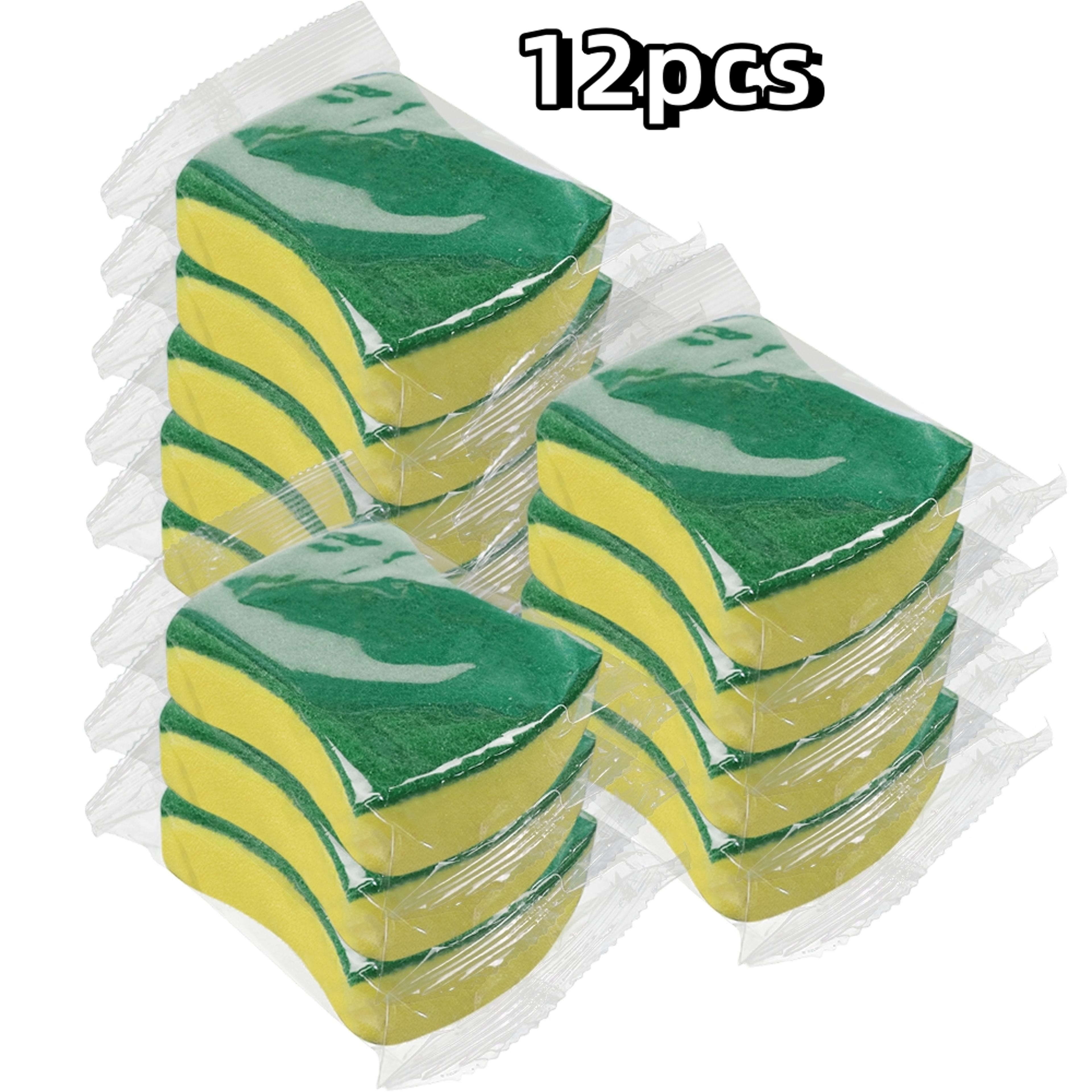 Kitchen Cleaning Sponge Set Individually Wrapped Heavy Duty Scrub Sponge For Grease  Rust Removal 5