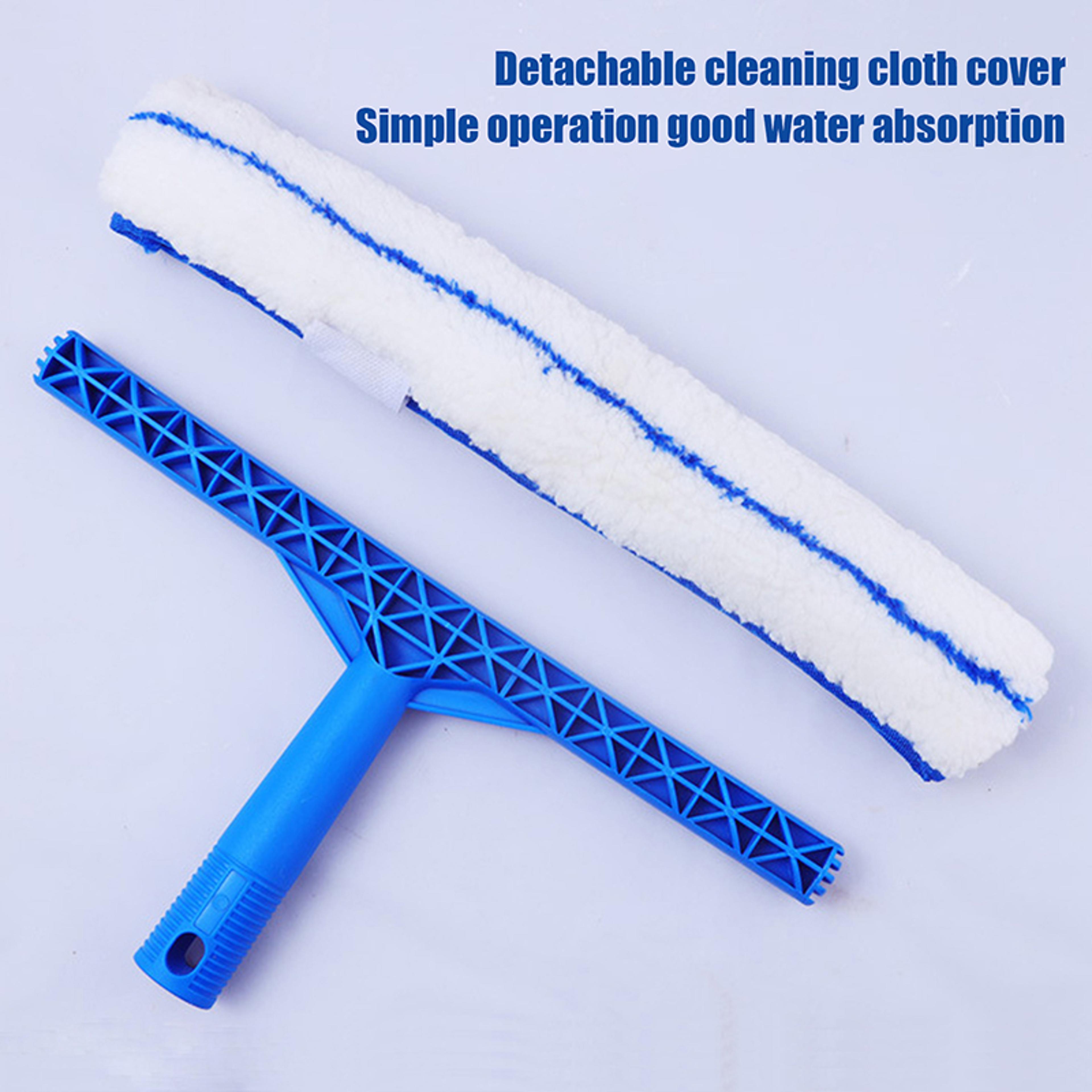 Window Squeegee  Microfiber Window Cleaning Tool With Glass Washer 3