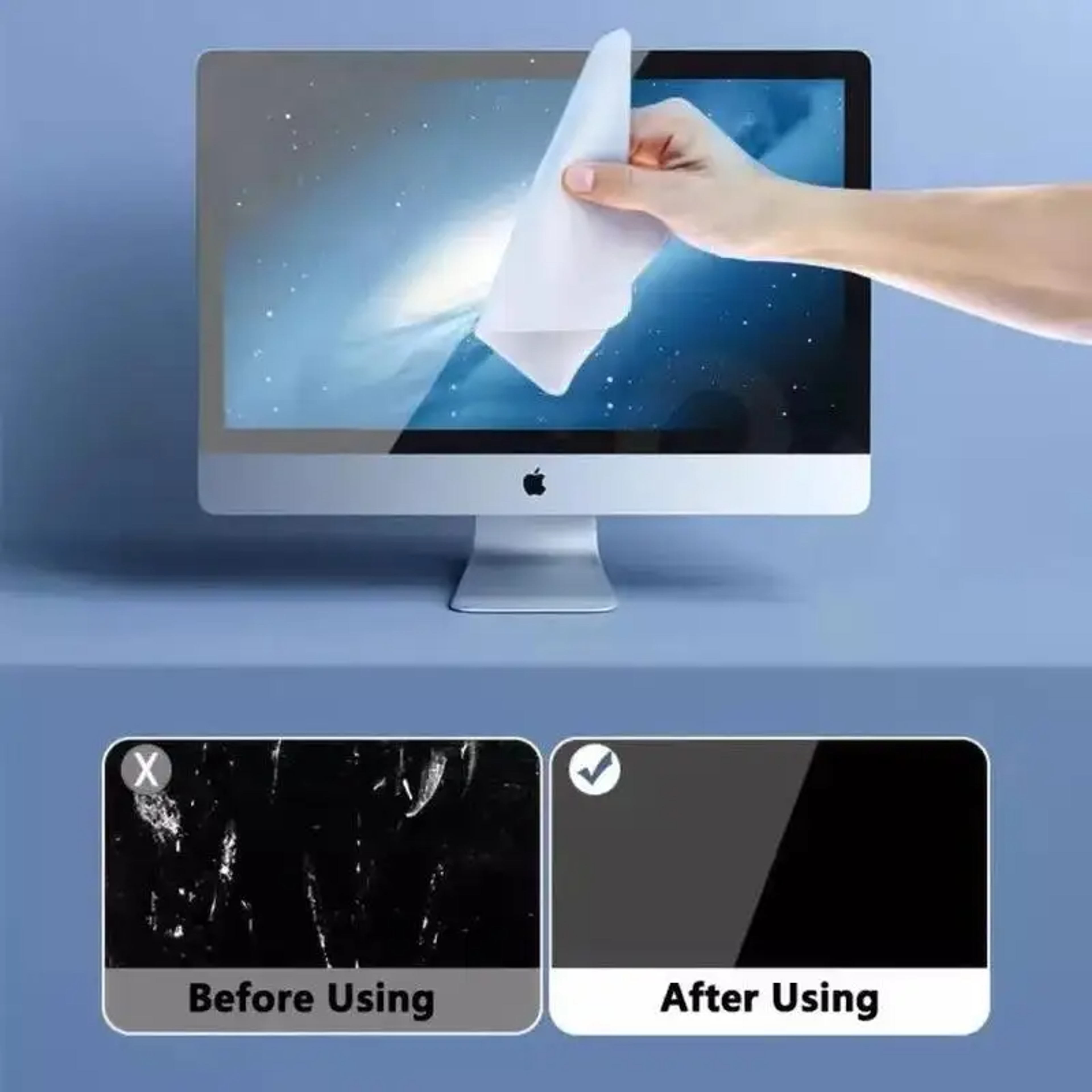 Premium Screen Cleaning Cloth For Apple Devices Glasses  Camera Lenses Microfiber Polishing Wipe 2