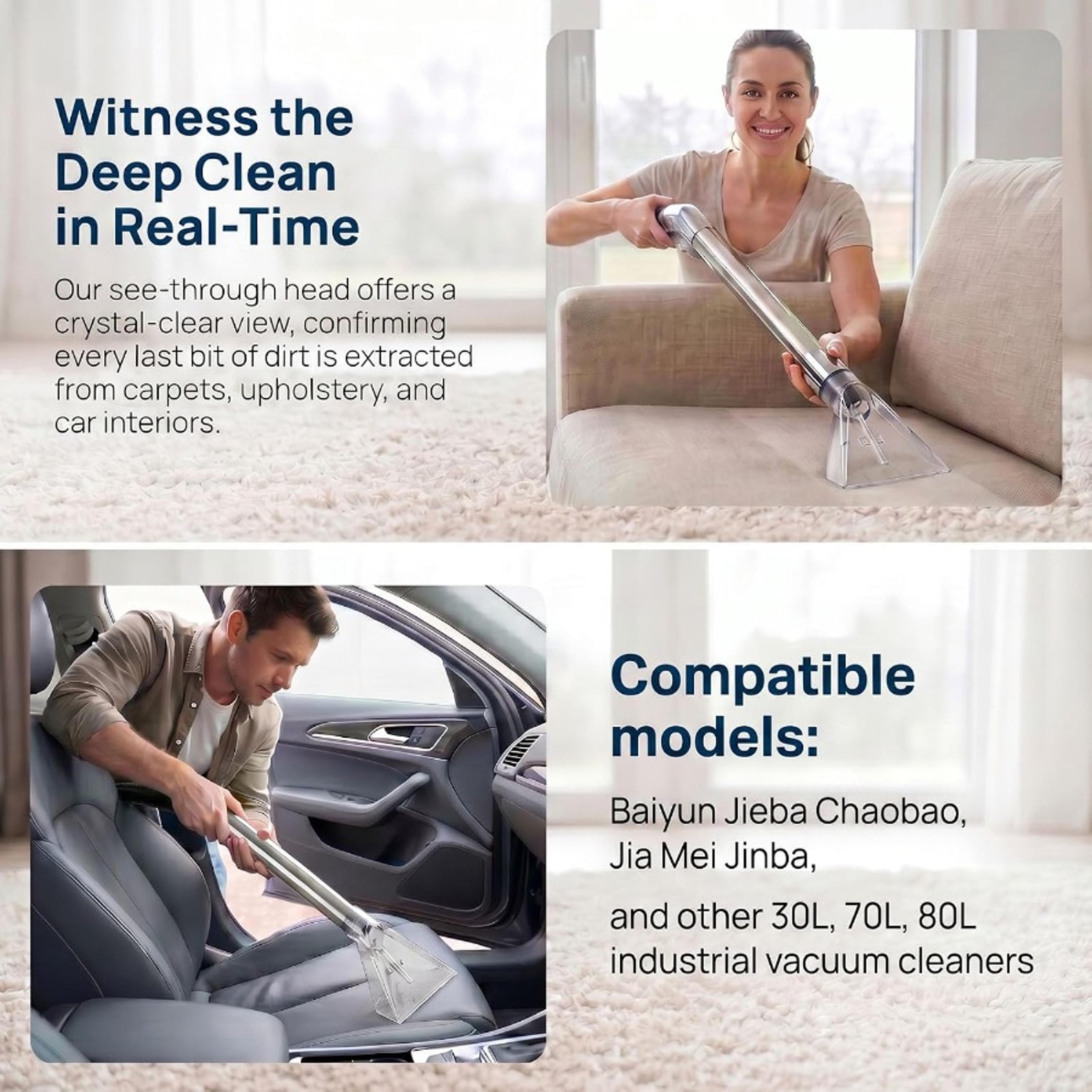 Universal Vacuum Cleaner Brush Head Swivel Floor Nozzle For Carpet  Hard Floor Cleaning 3