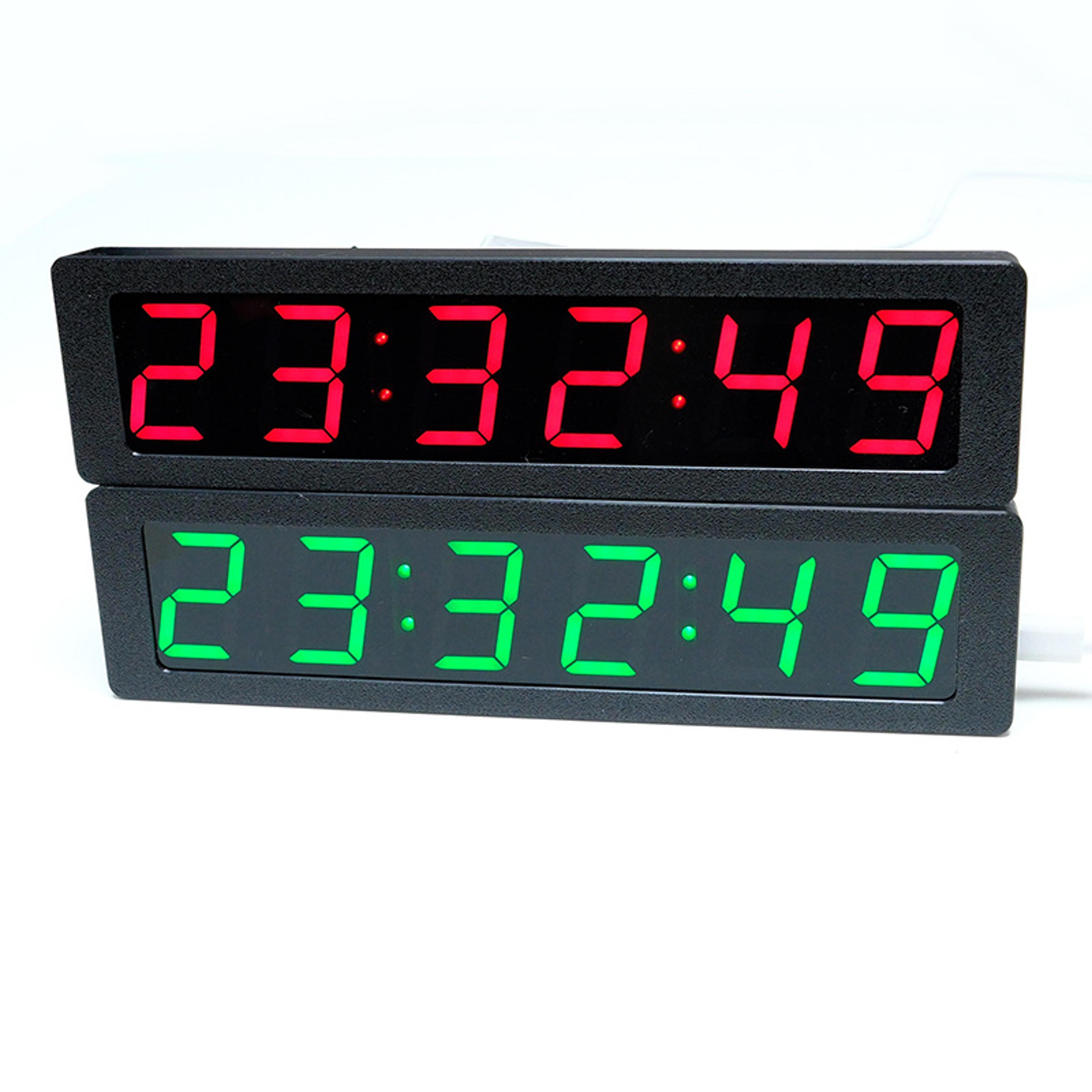 Digital Clock With LED Display Satellite Auto Sync Temperature  Alarm USB Clock 0