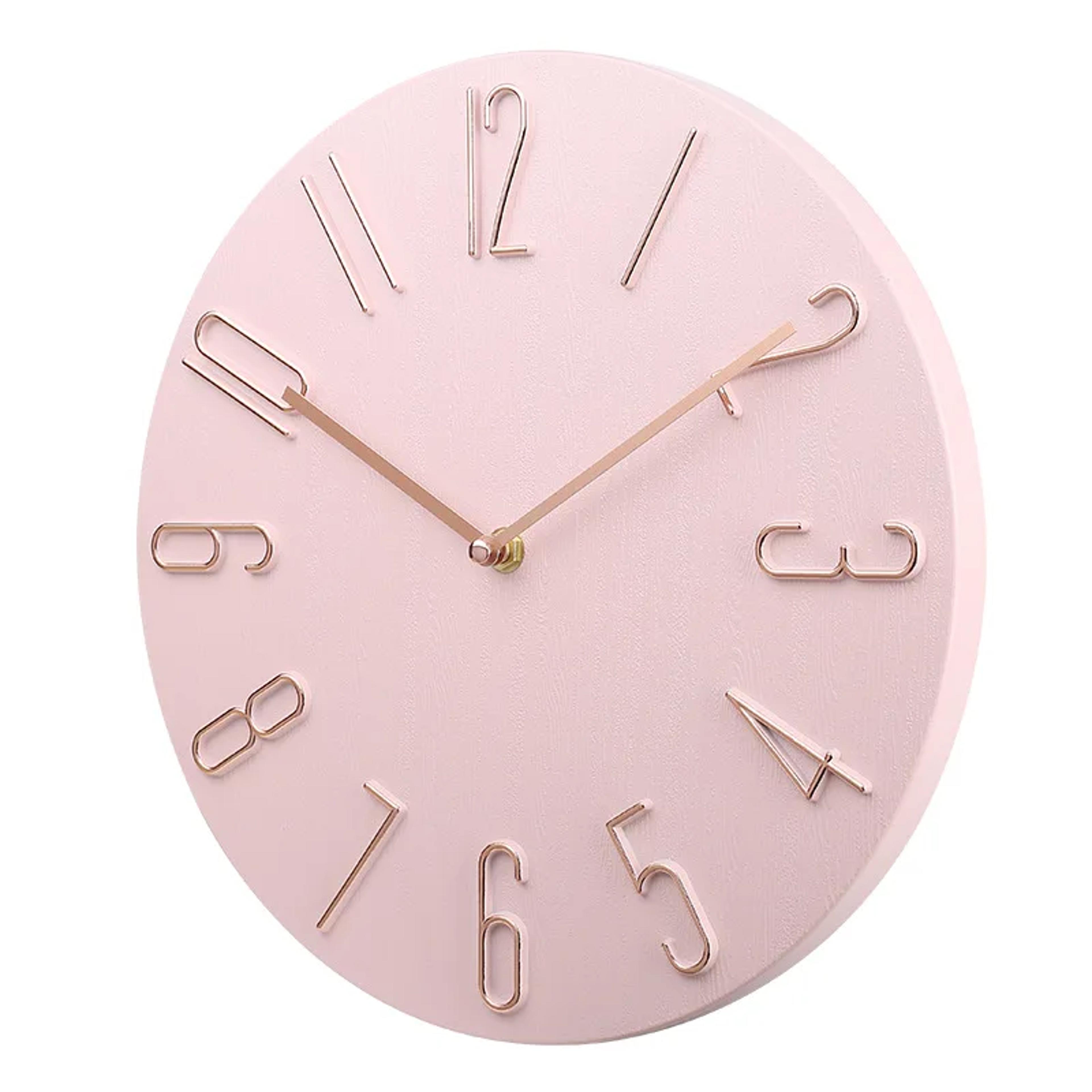 Silent Wall Clock Battery Operated Minimalist Modern Home Decor Clock 5