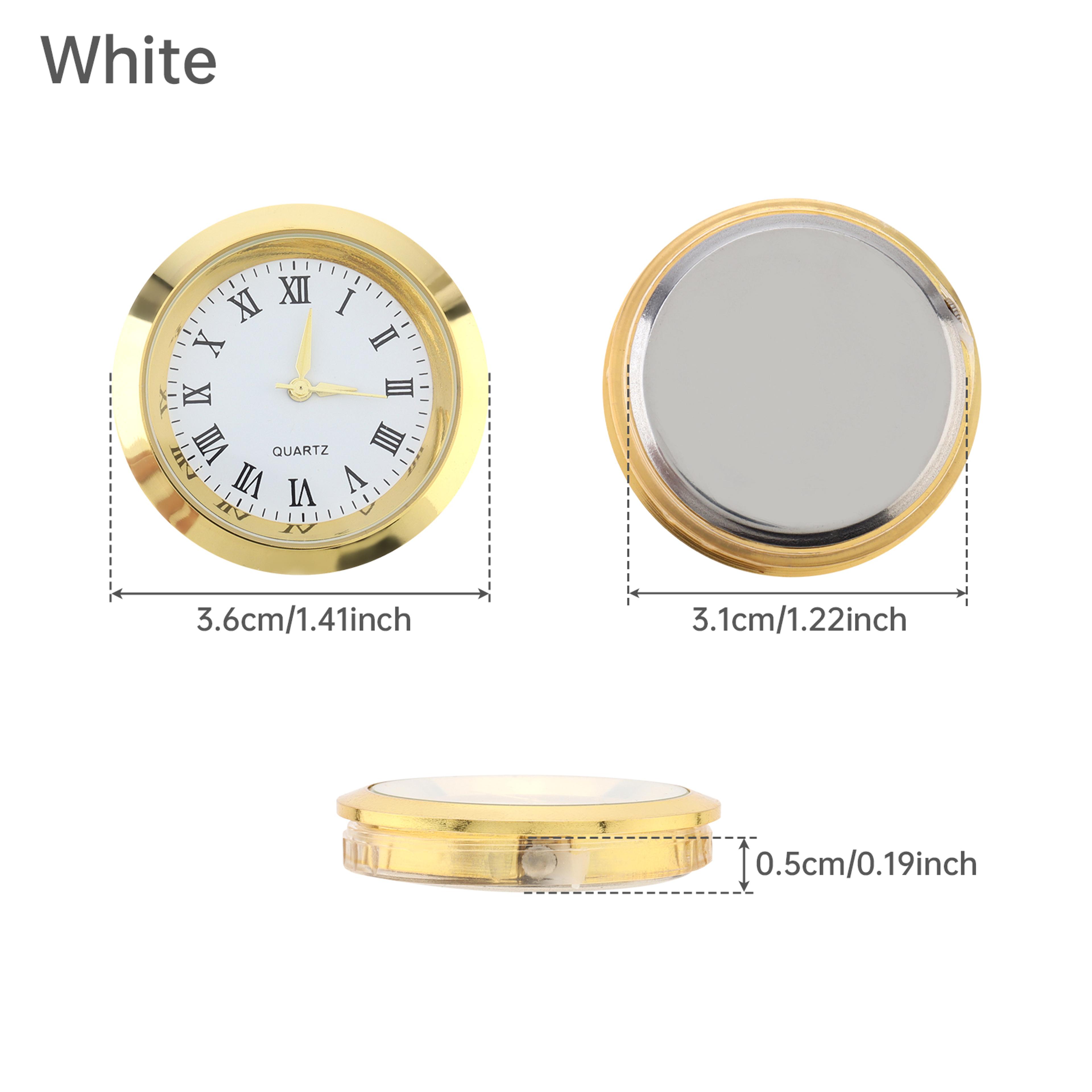 Mini Clock Insert Quartz Clock With Roman Numerals For DIY Crafts  Clock Repairs 7