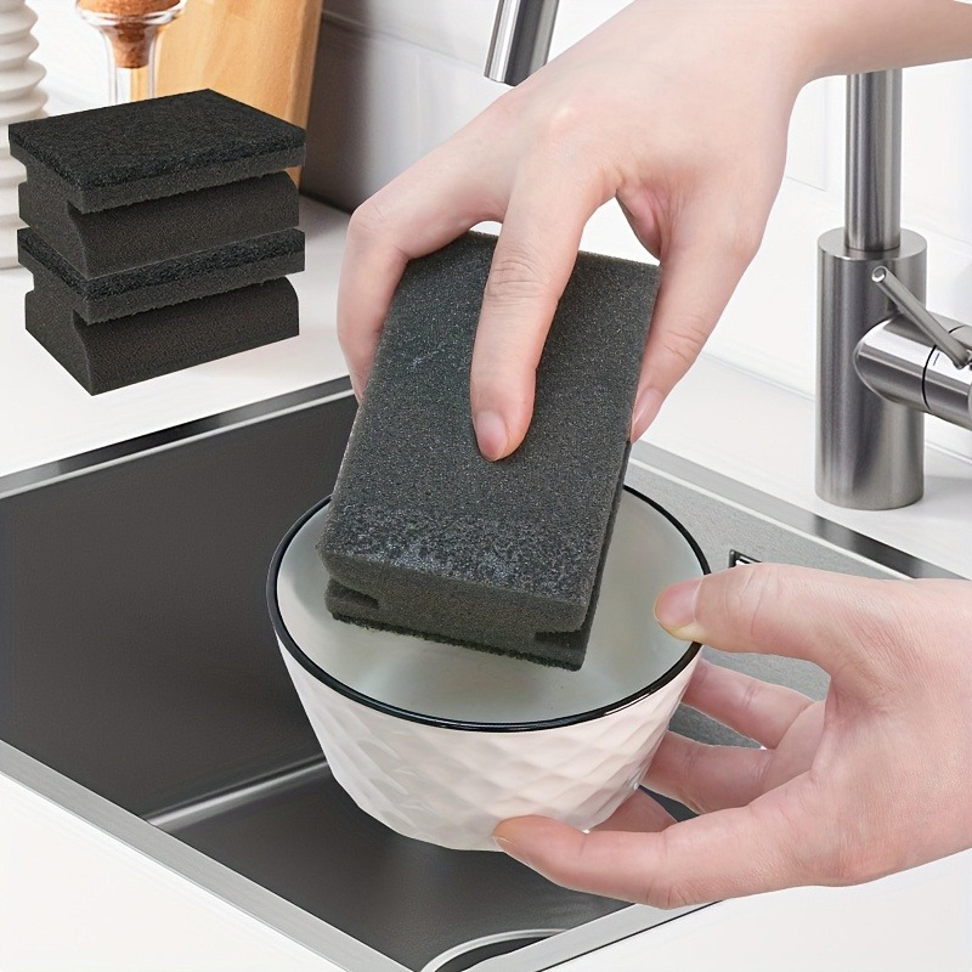 Non Scratch Cleaning Sponge Set Double Sided Dish Washing Kitchen Scrub Sponges 3