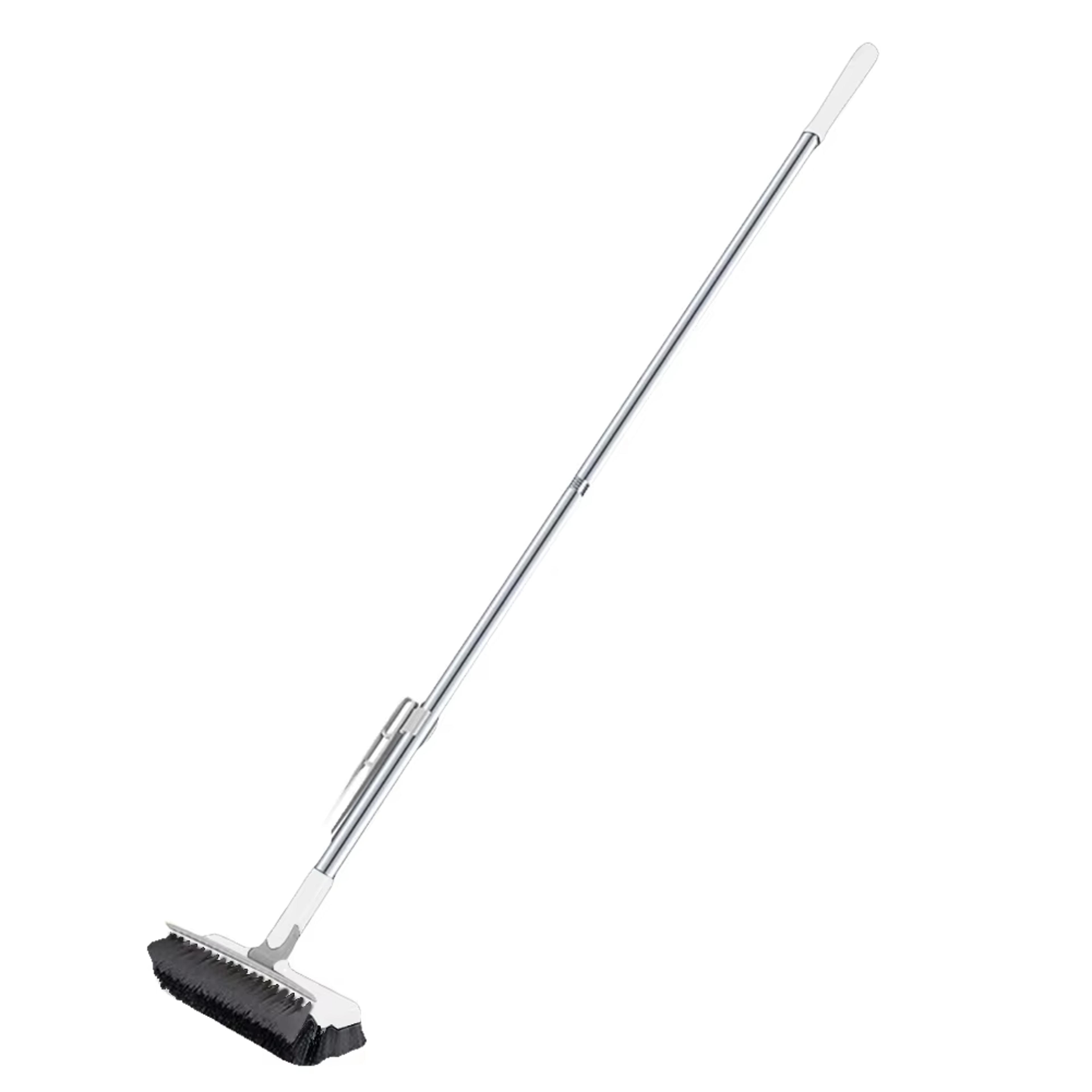 Floor Scrub Brush With Rotating Long Handle For Tile Grout  Bathroom Cleaning 6