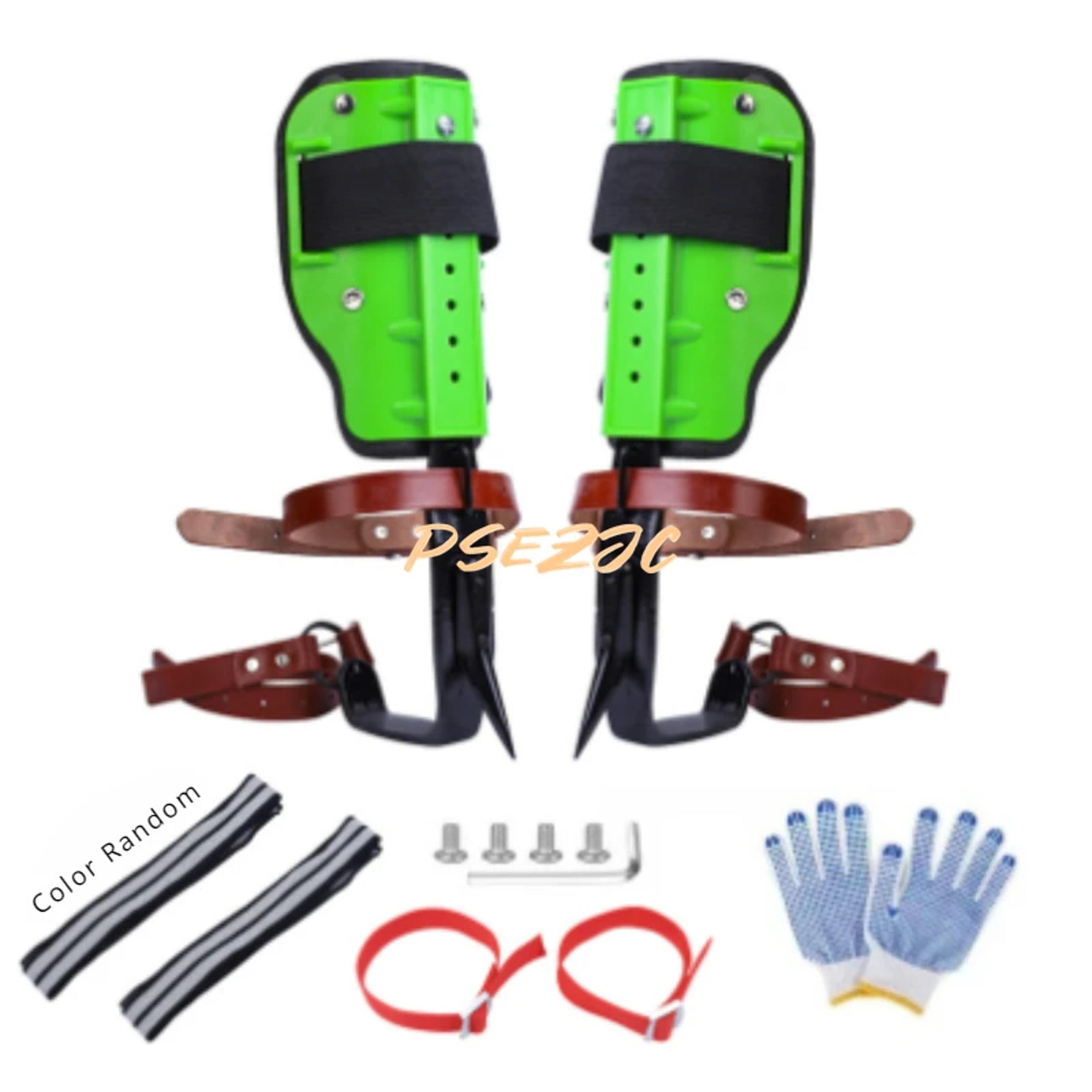 professional tree climbing spikes cast steel tree climbing shoes for logging, hunting & outdoor work