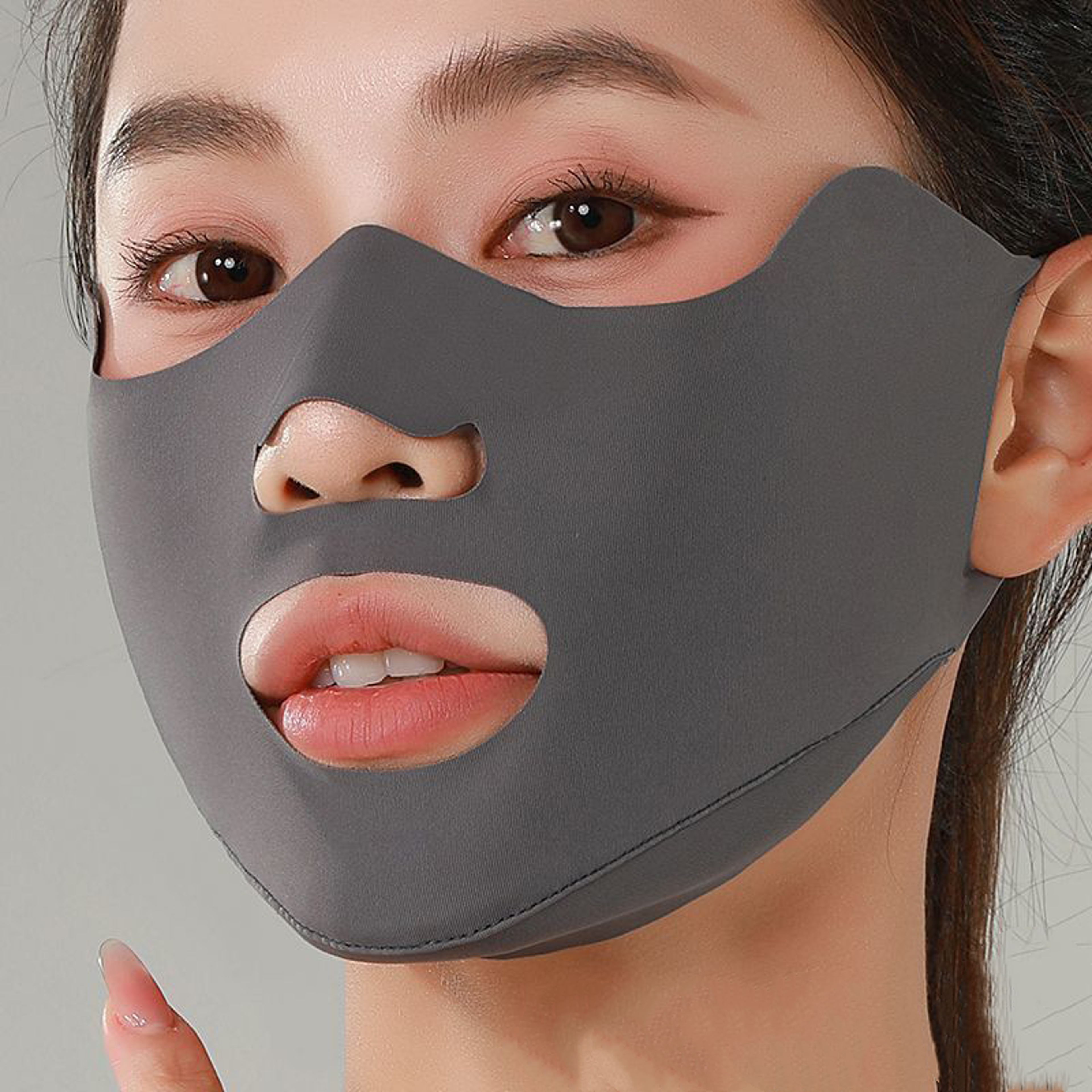 cooling ice silk uv protection face mask for cycling, sun protection & dust defense
