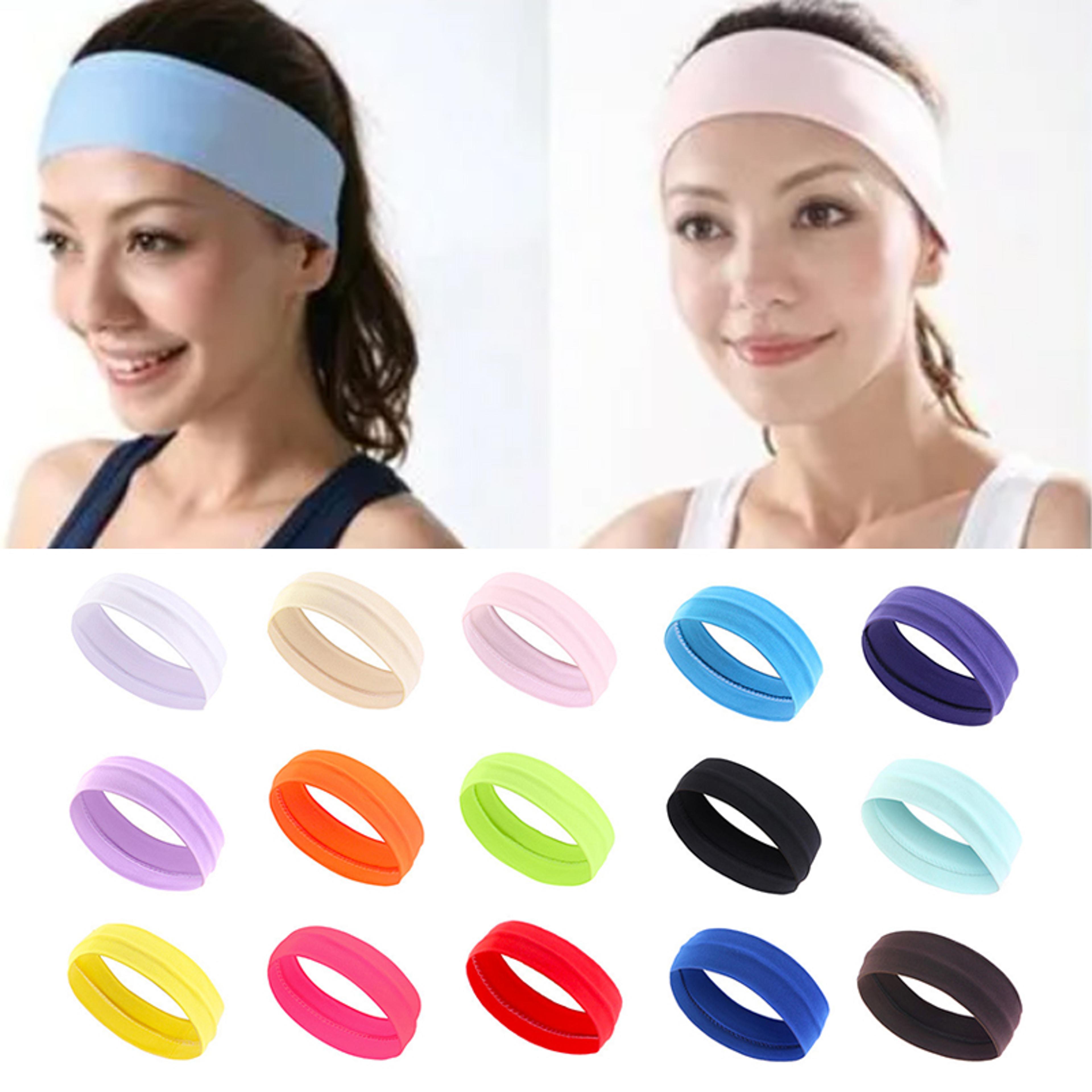 Women Sports Headband Stretch Yoga Running Hair Band For Fitness Makeup  Everyday Wear 4