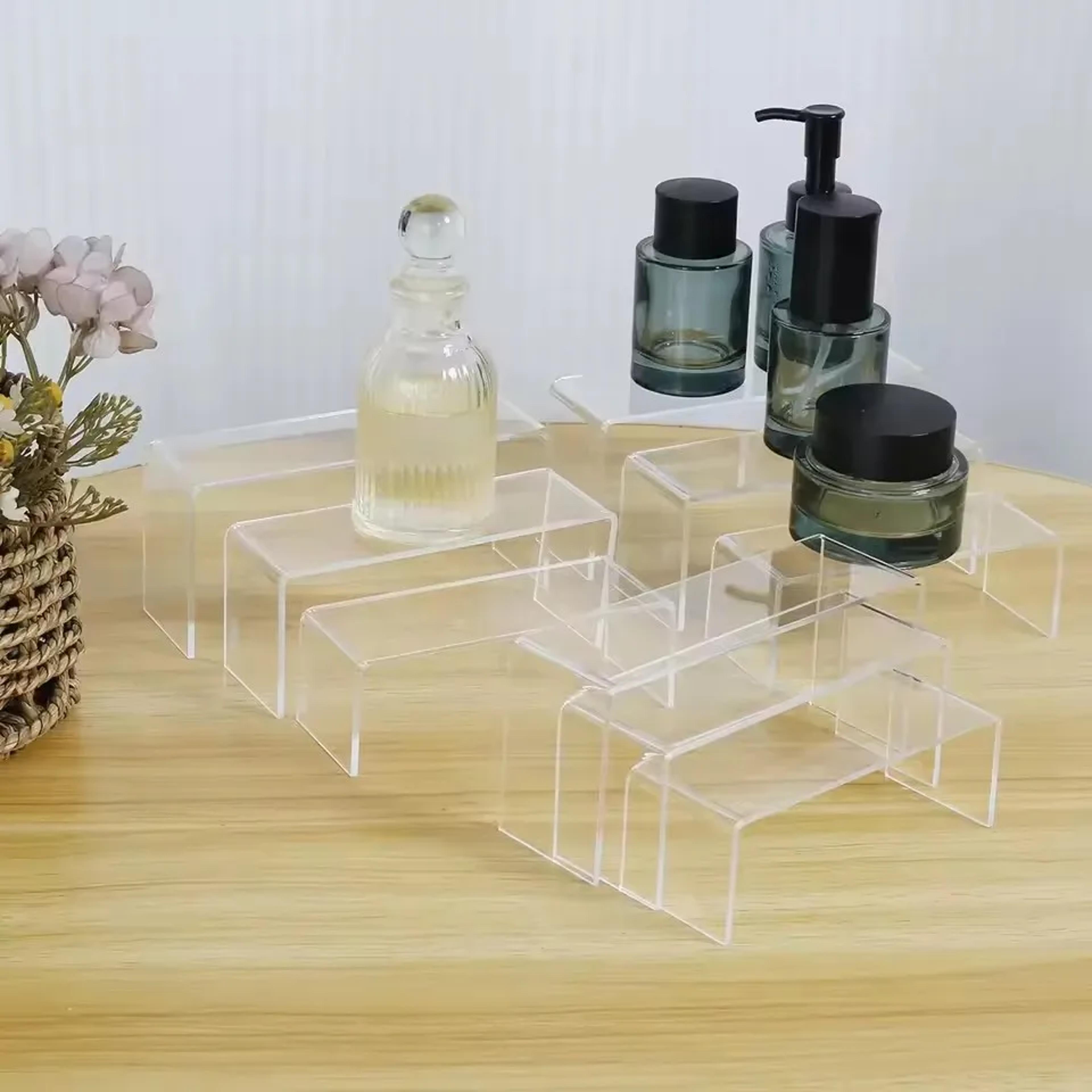 Clear Acrylic Display Stand U Shaped Display Shelf For Jewelry Cupcakes Cosmetics  Collectibles 4