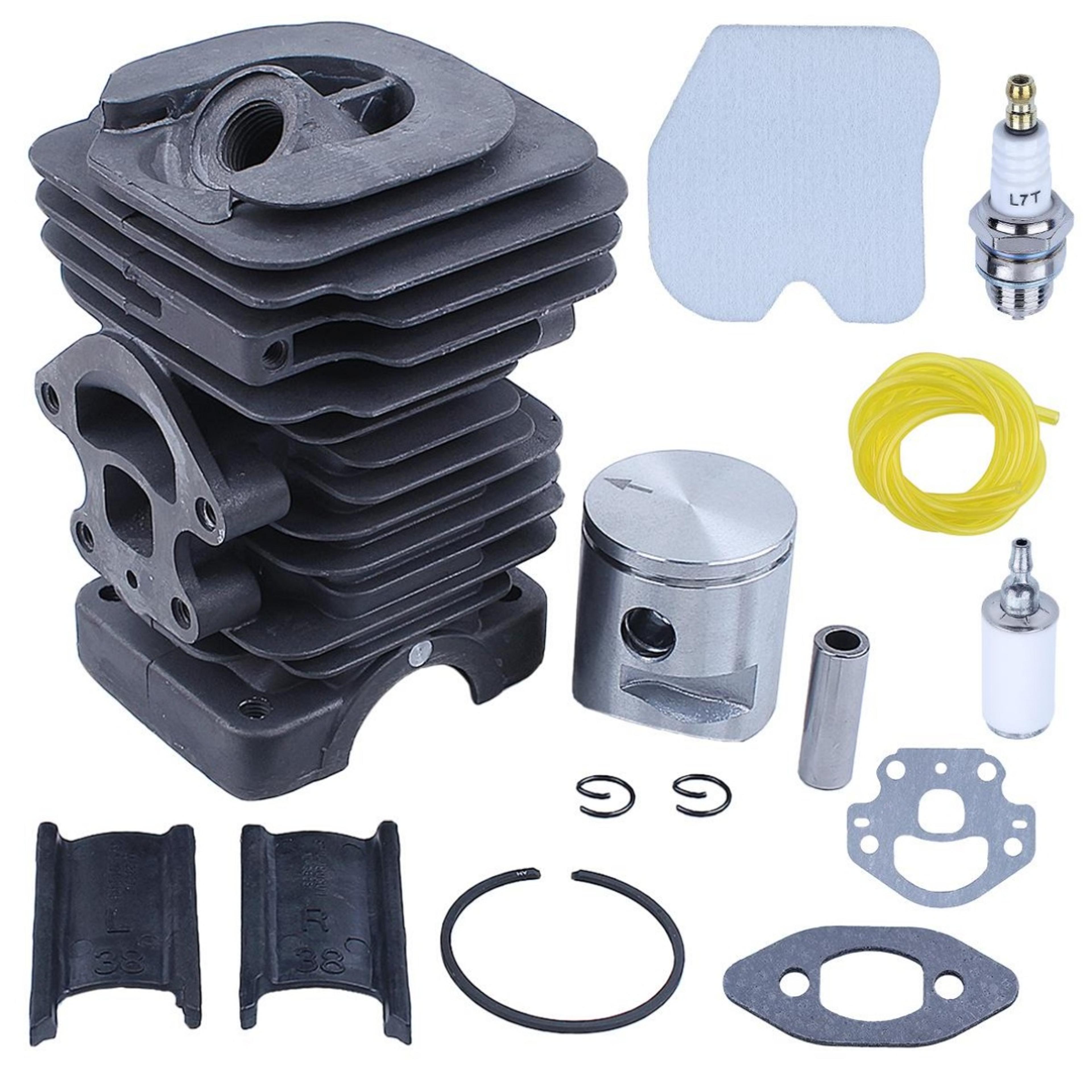 husqvarna chainsaw cylinder kit with piston carburetor and filters