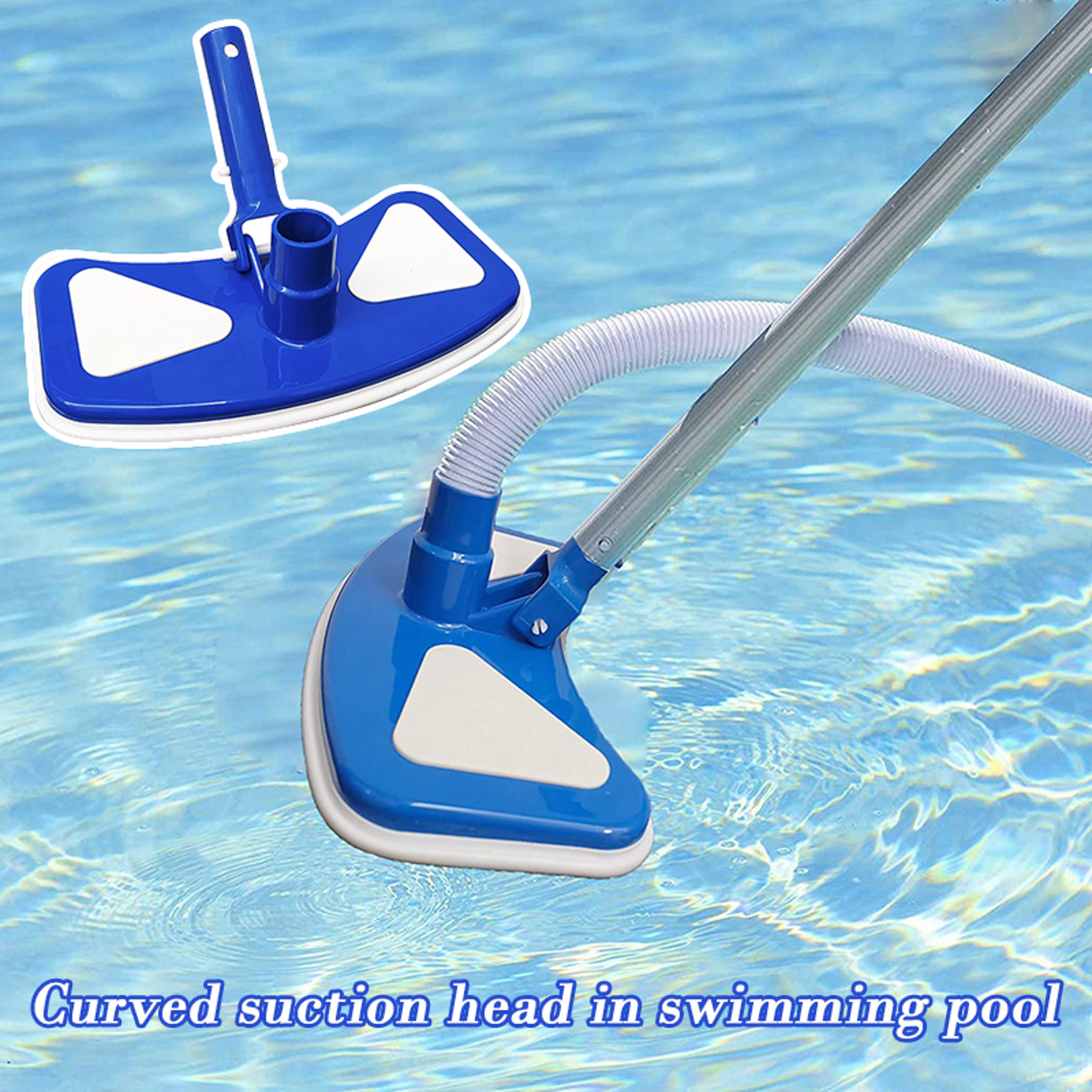 Weighted Pool Vacuum Head With Nylon Brushes For Easy Pool Cleaning 1