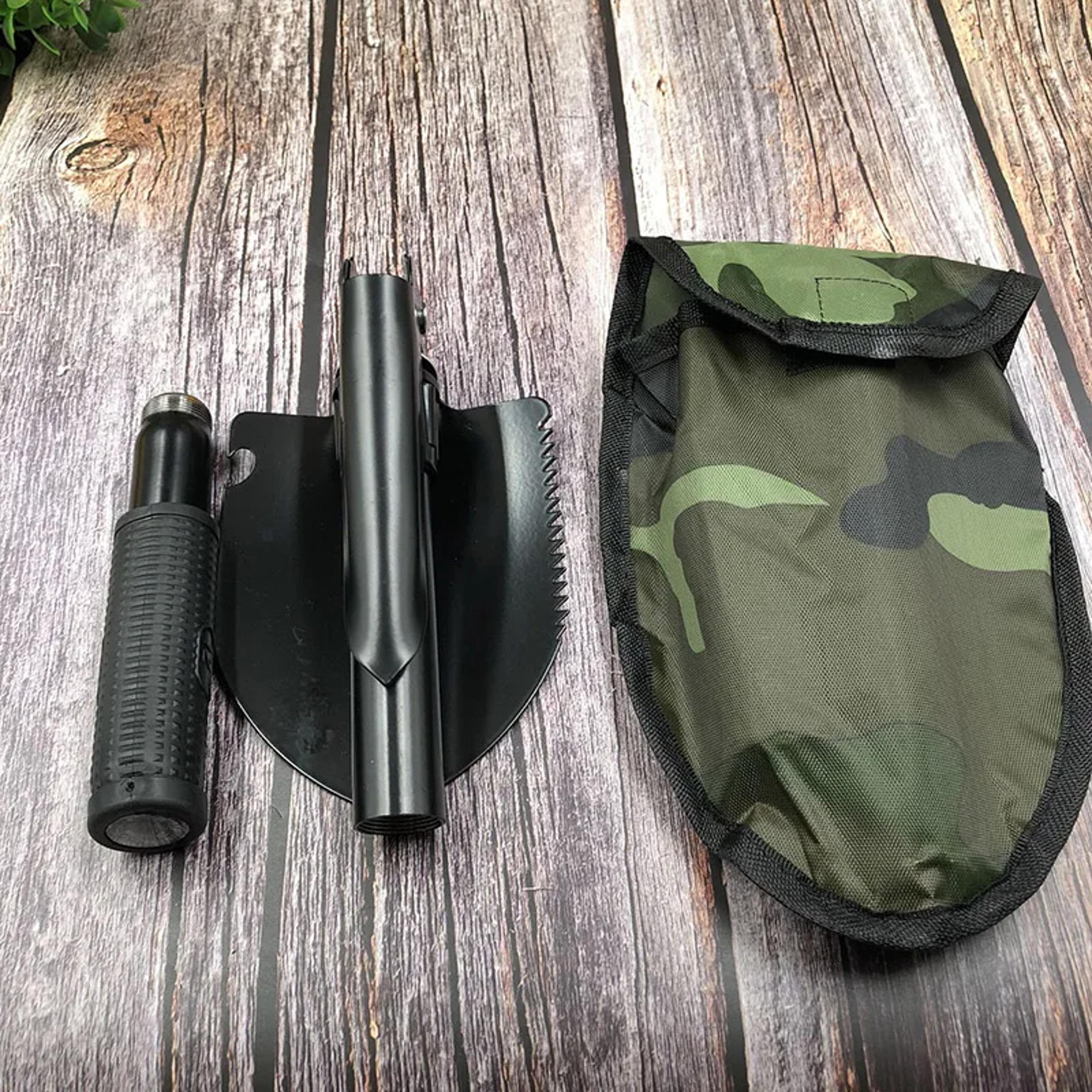 Compact Folding Camping Shovel With Pickaxe And Multi Function Outdoor Tool 1