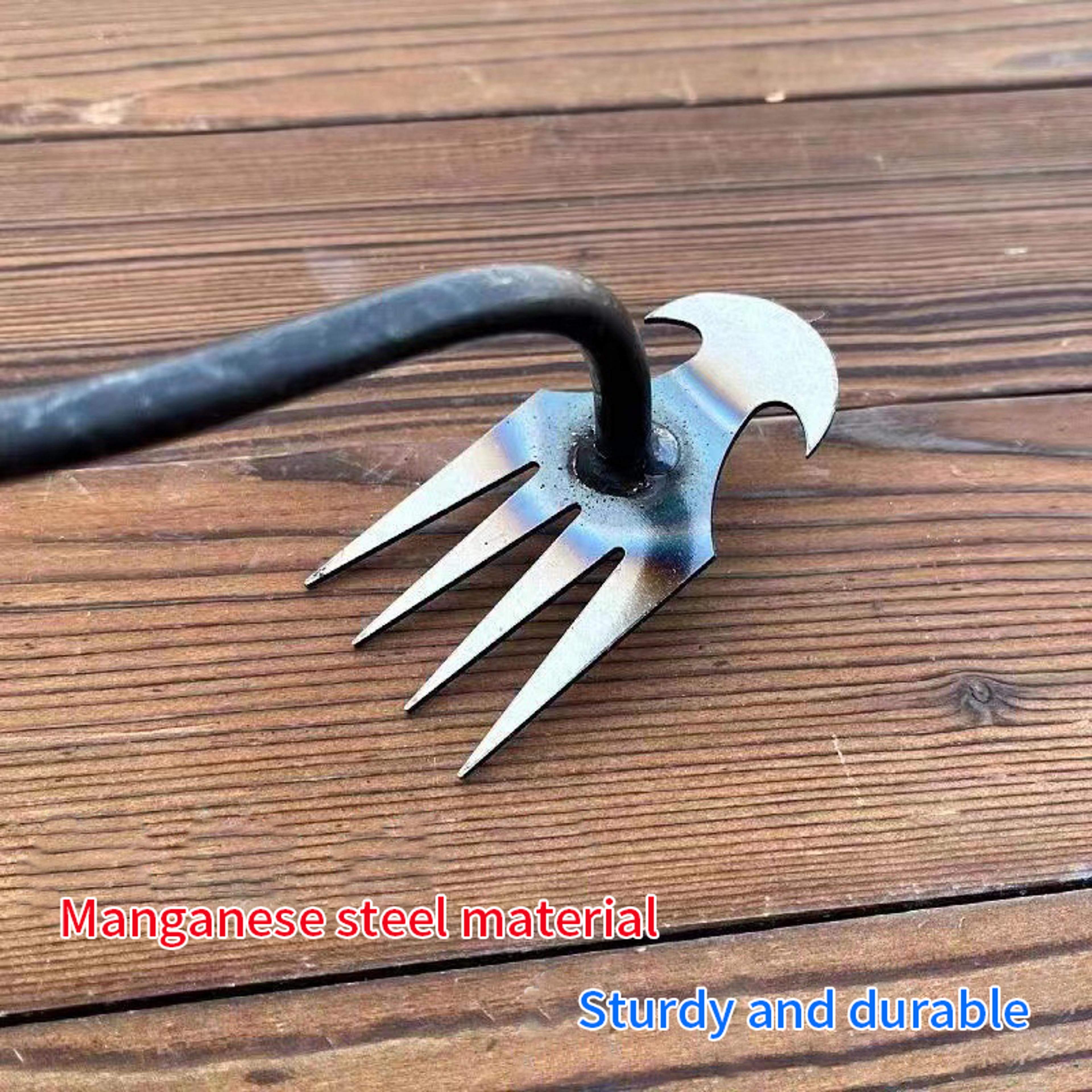 Teeth Garden Weed Puller And Dual Purpose Hand Weeder Tool 4