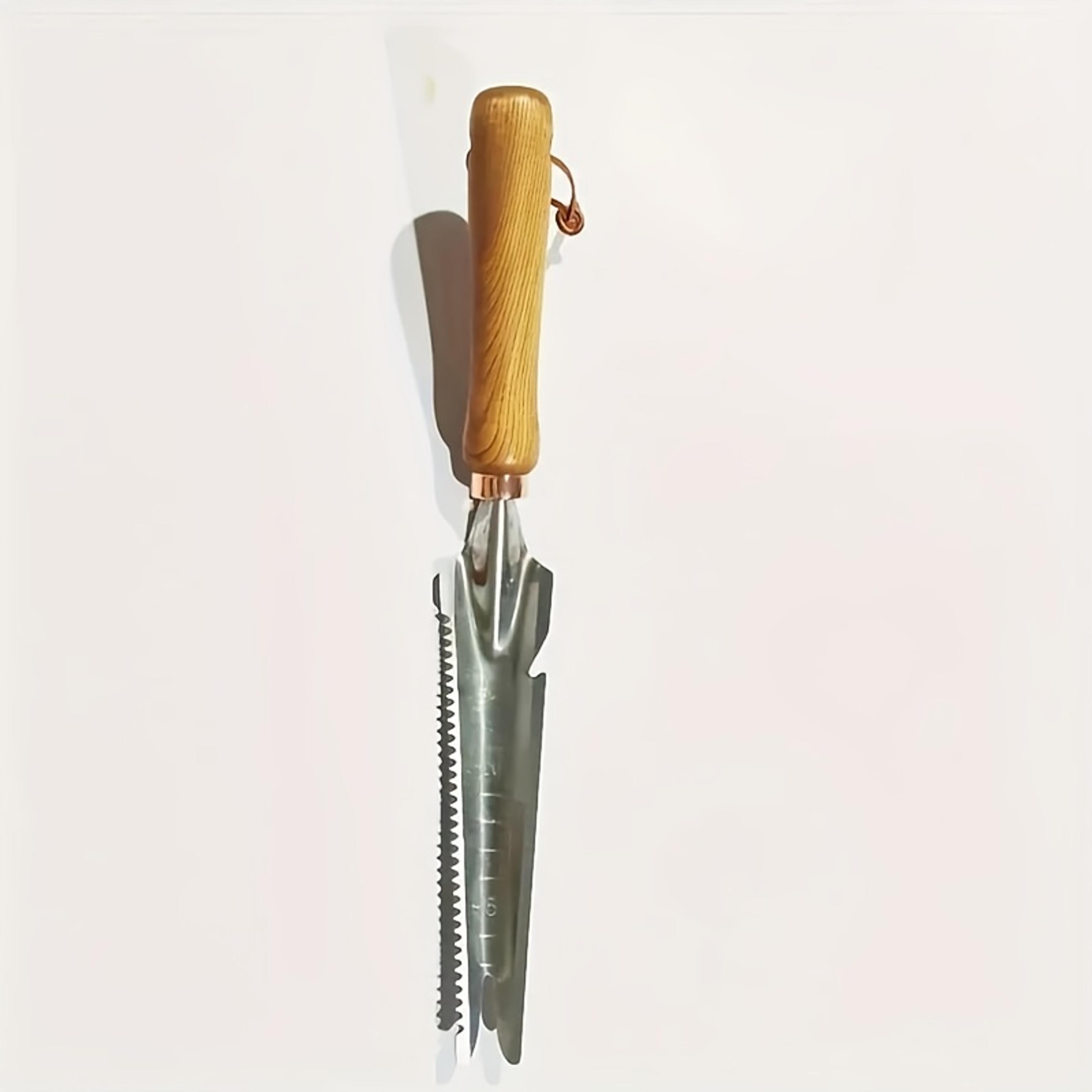 Manual Weeding Tool And Dandelion Root Remover With Wooden Handle 0
