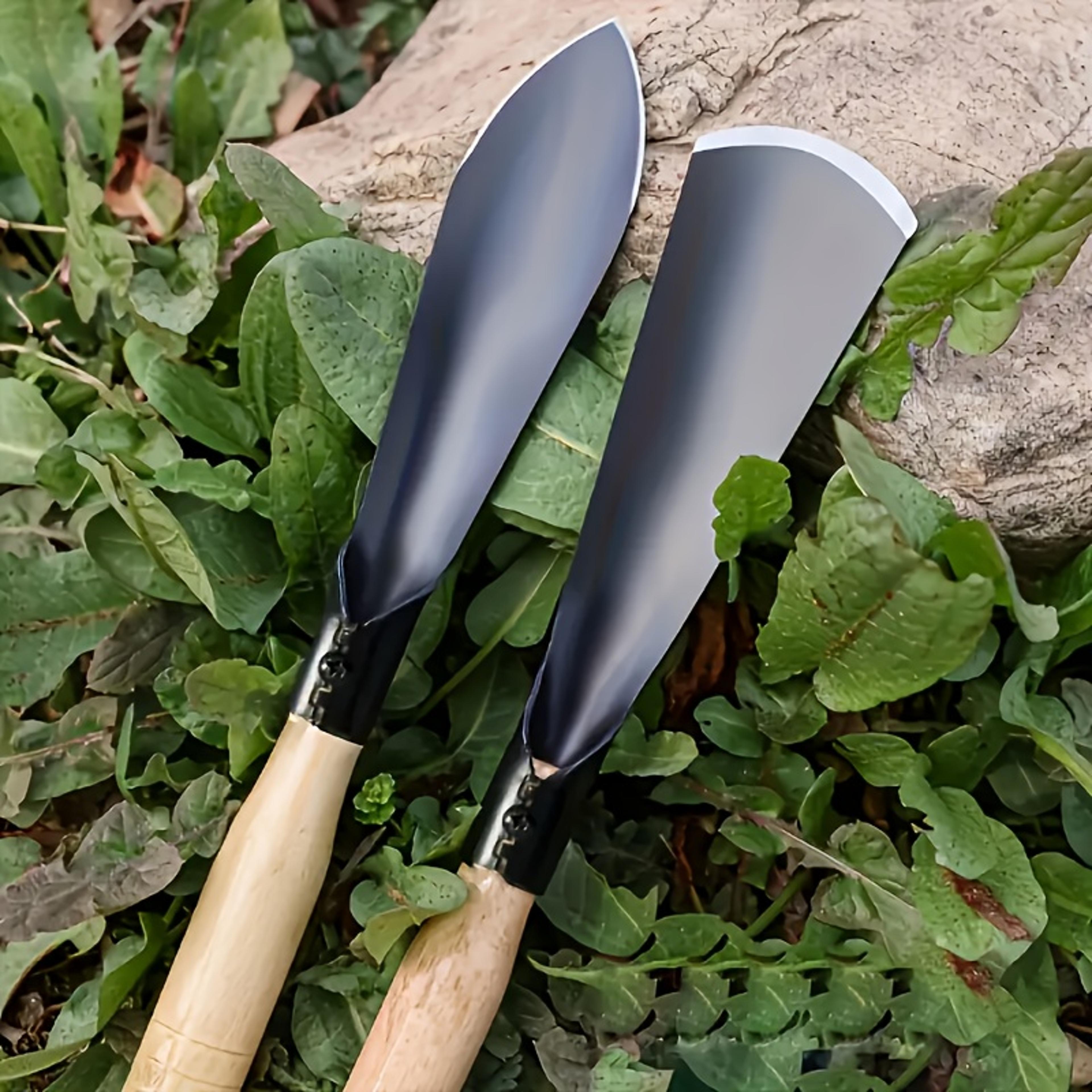 manganese steel garden trowel set for planting weeding and digging