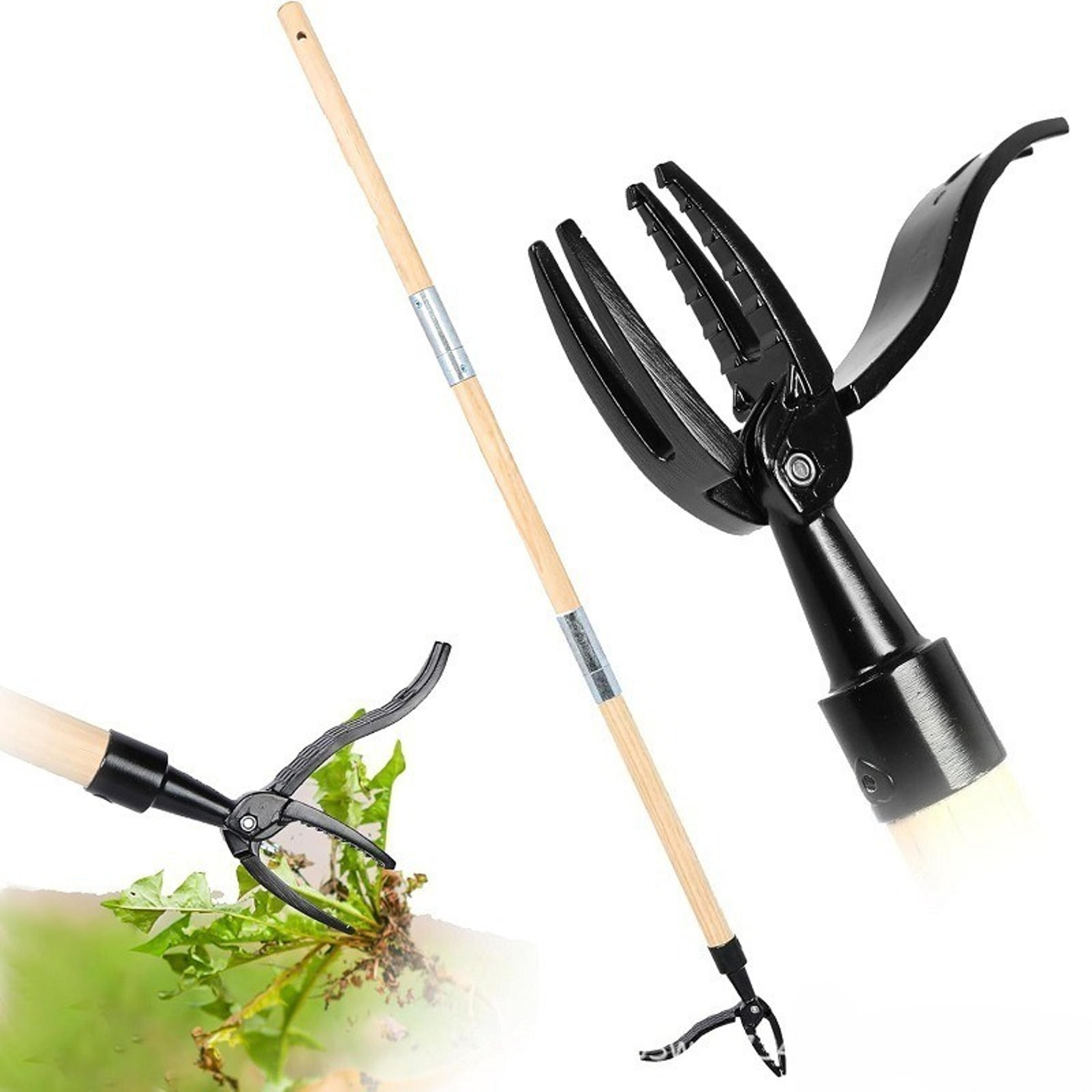 Standing Weed Puller Adjustable Long Handle Weed Puller For Easy Root Removal 2