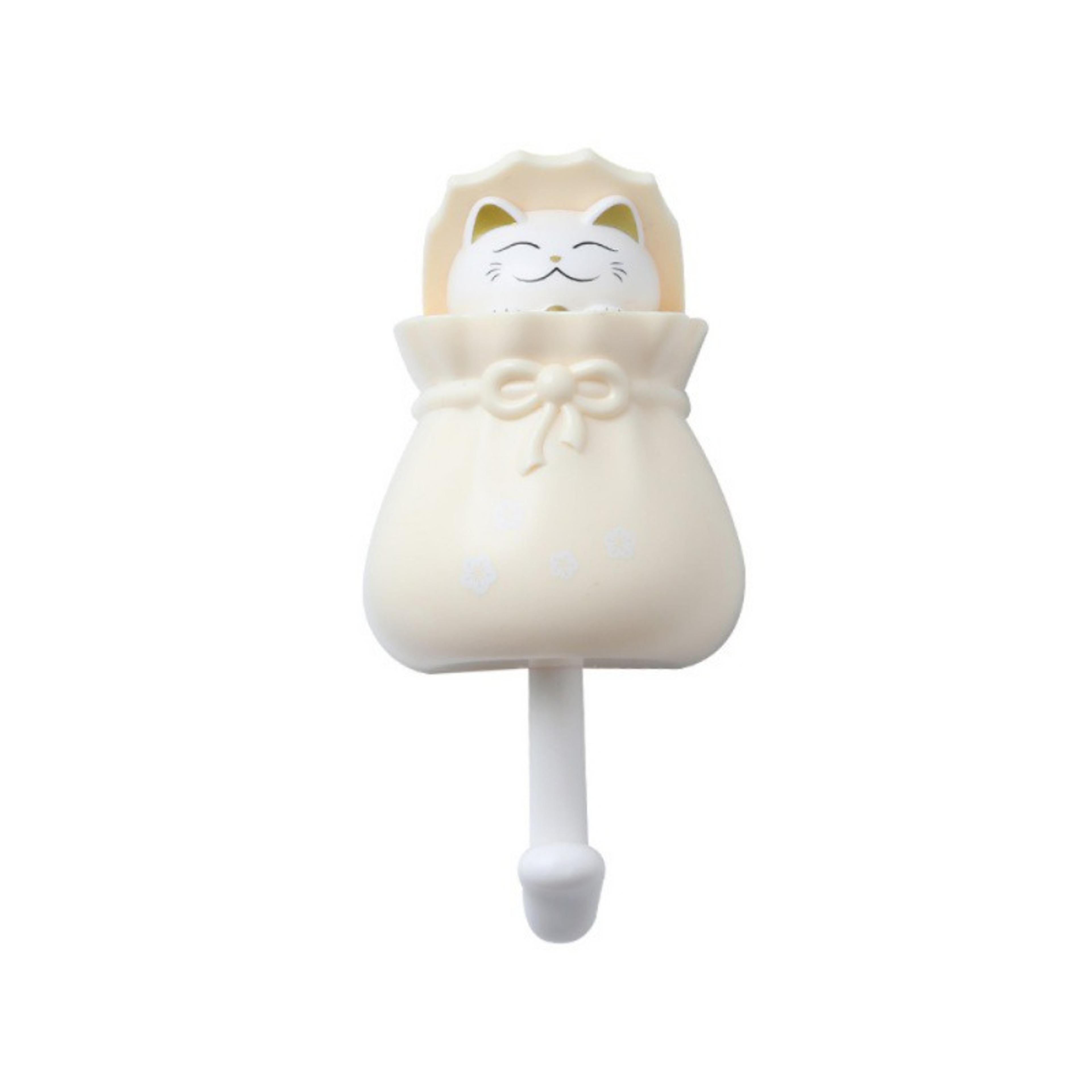 Cute Cat Wall Hooks Self Adhesive Key Holder And Decorative Organizer 7