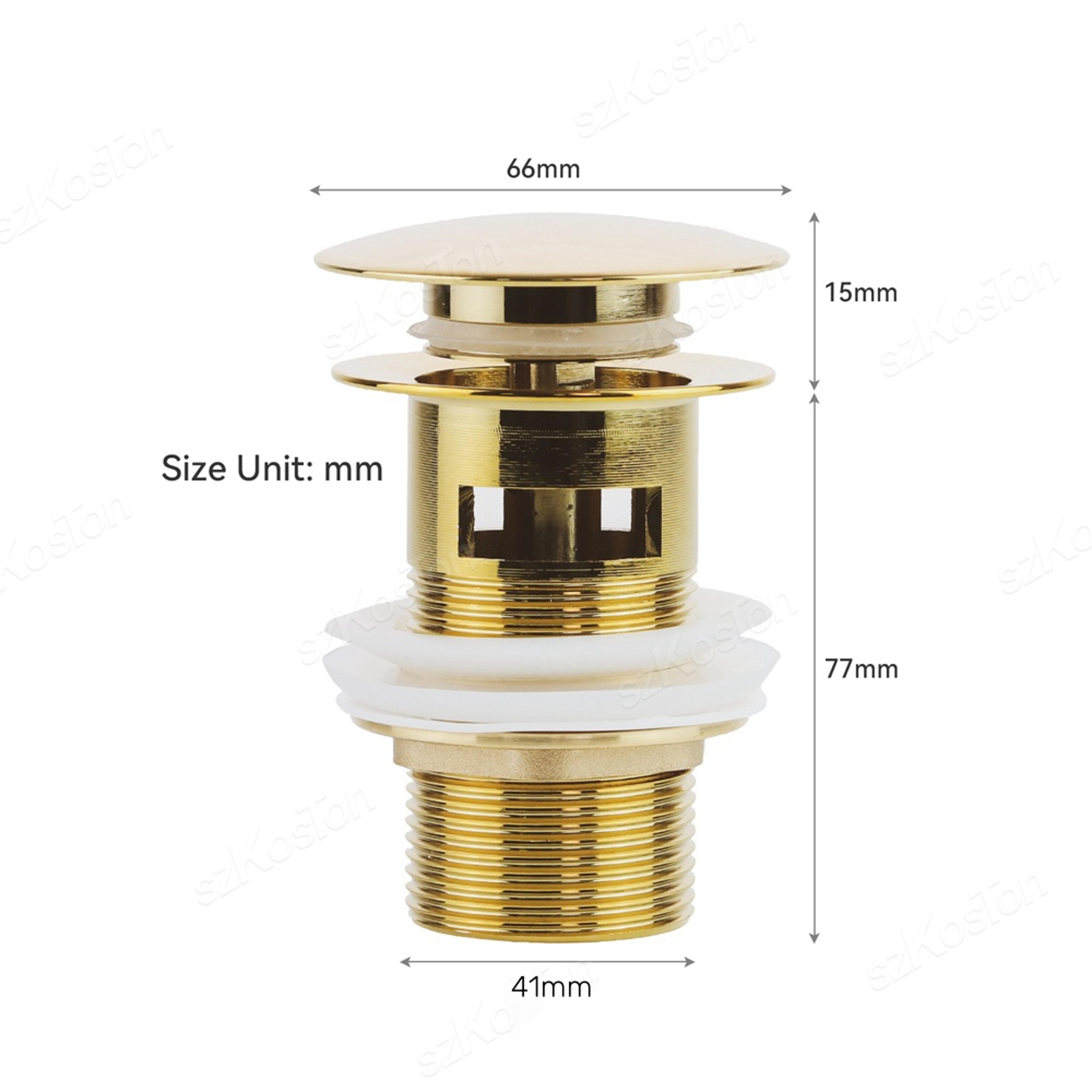 Anti Clog Pop Up Sink Drain Stopper With Brass Filter For Bathroom  Kitchen 5