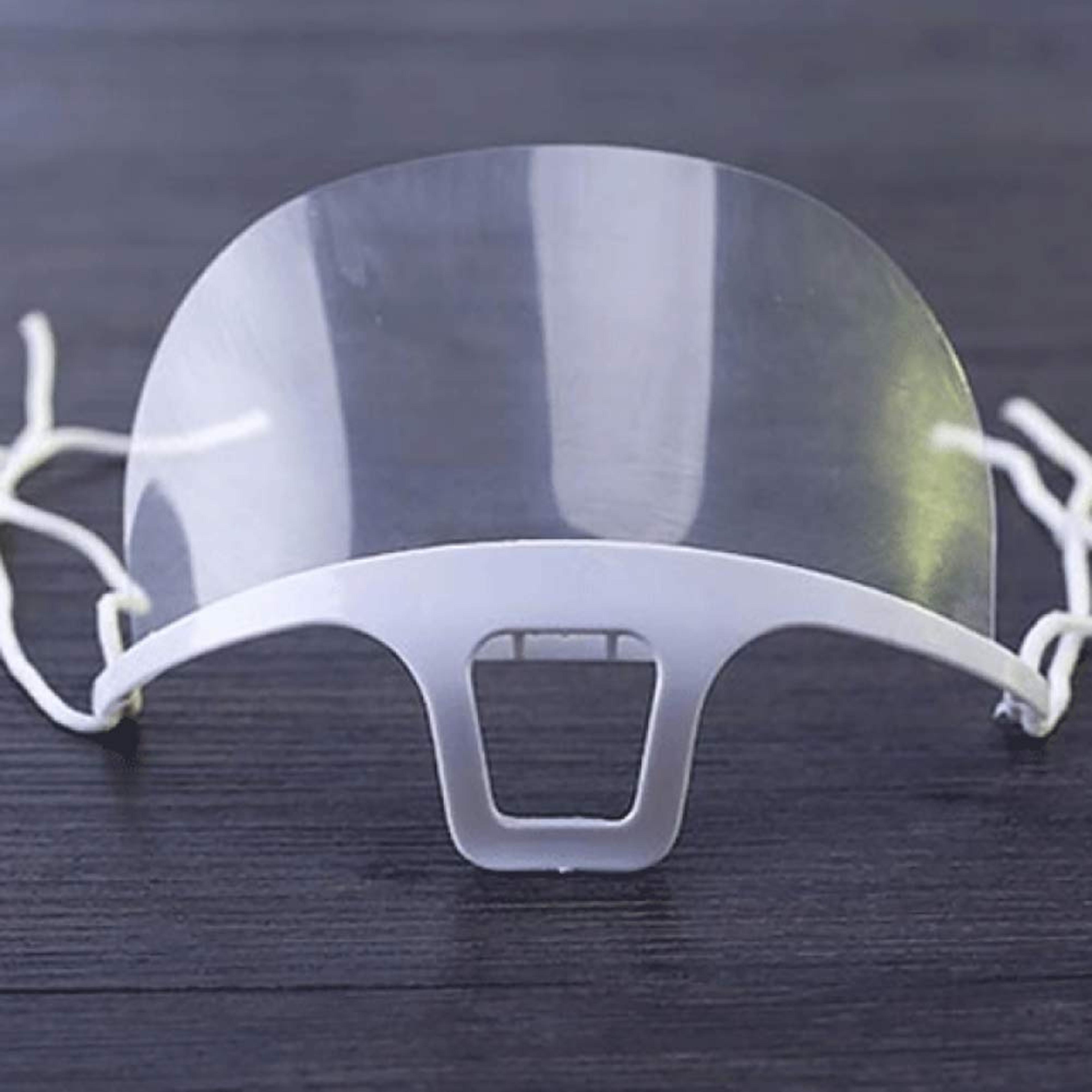 transparent mouth shield food hygiene spit guard for chefs