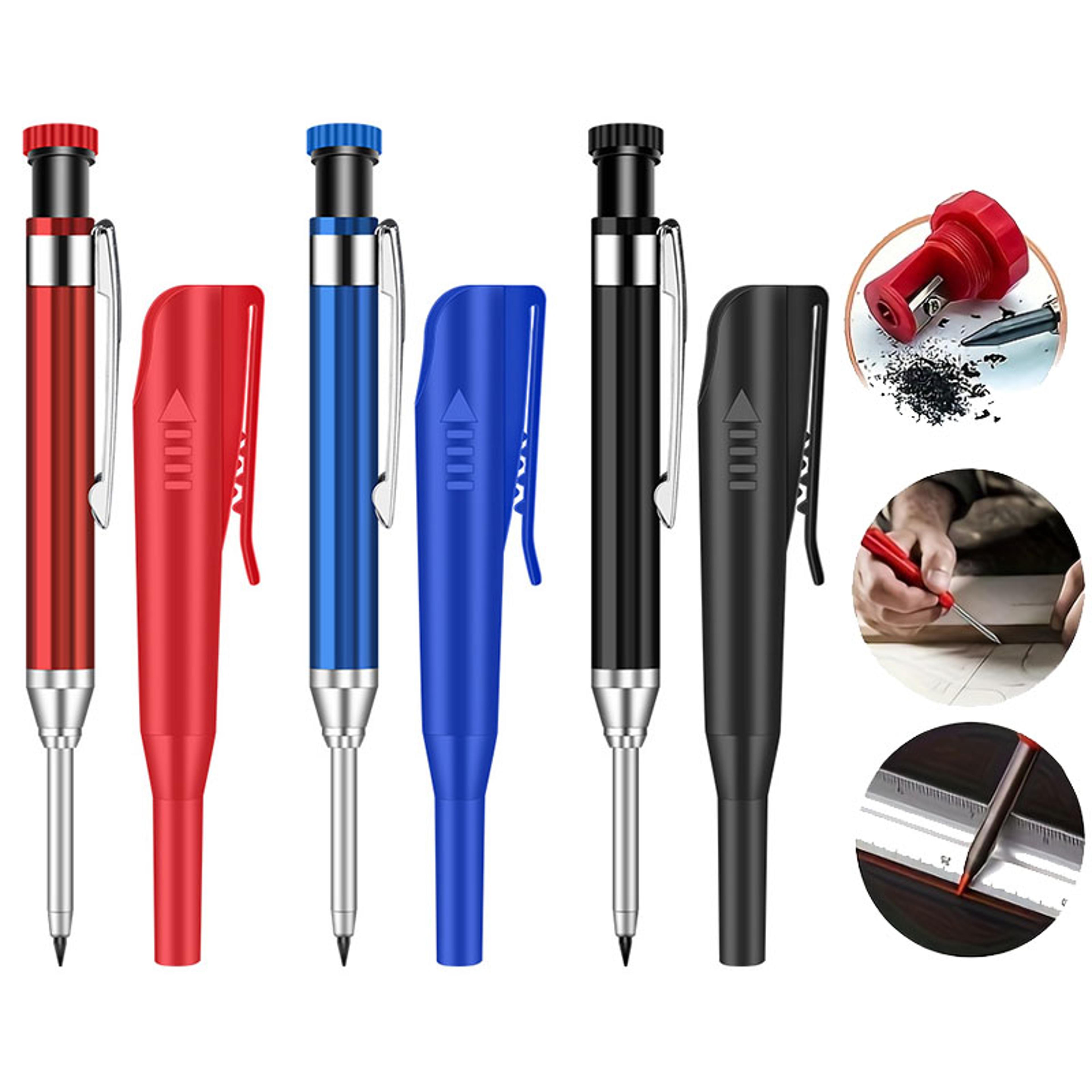 Carpenter Mechanical Pencil Deep Hole Woodworking Marker 1