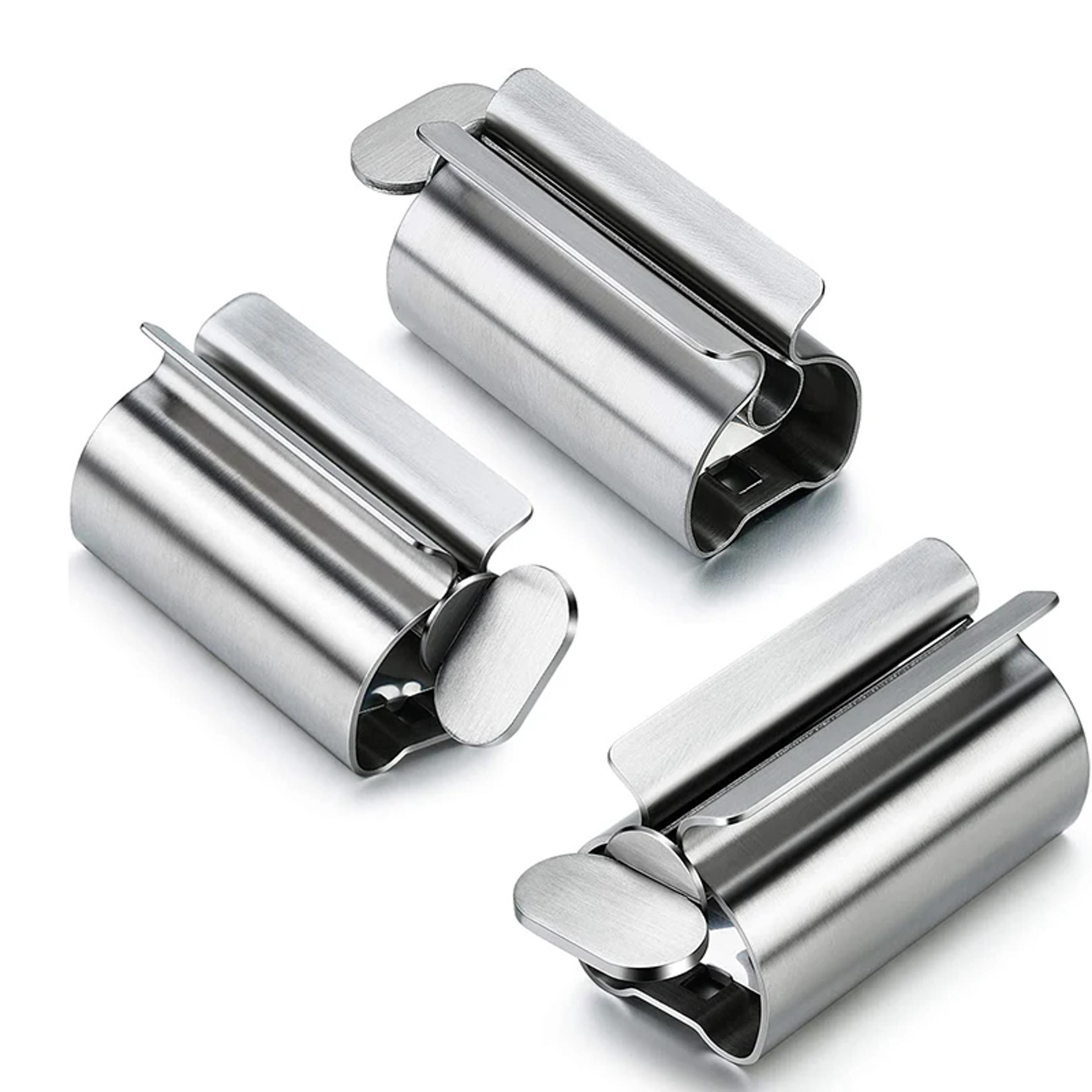 Stainless Steel Toothpaste Squeezer Roller Tube Dispenser For Bathroom 6