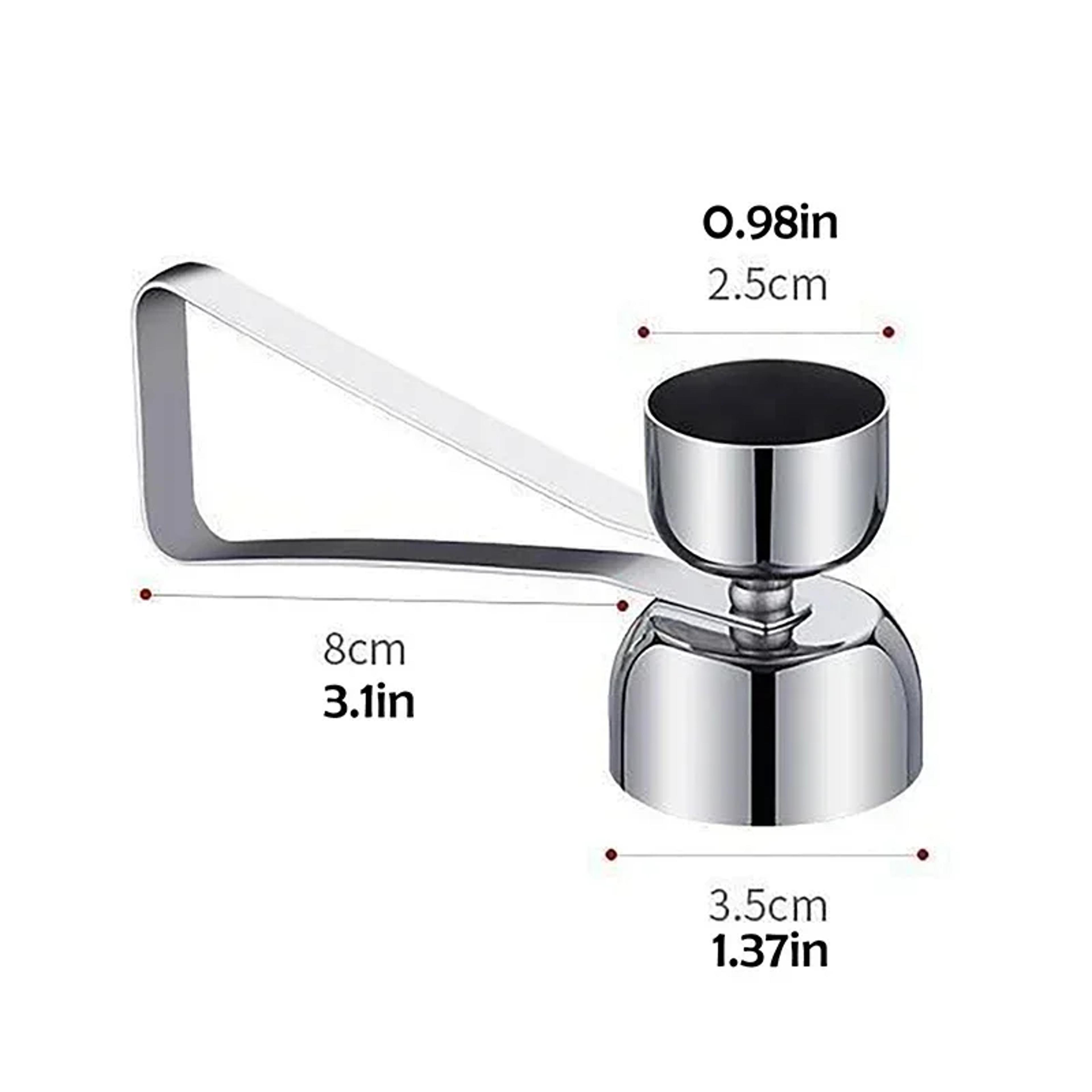 Double Headed Eggshell Cutter And Bottle Opener Metal Egg Opening Tool 5