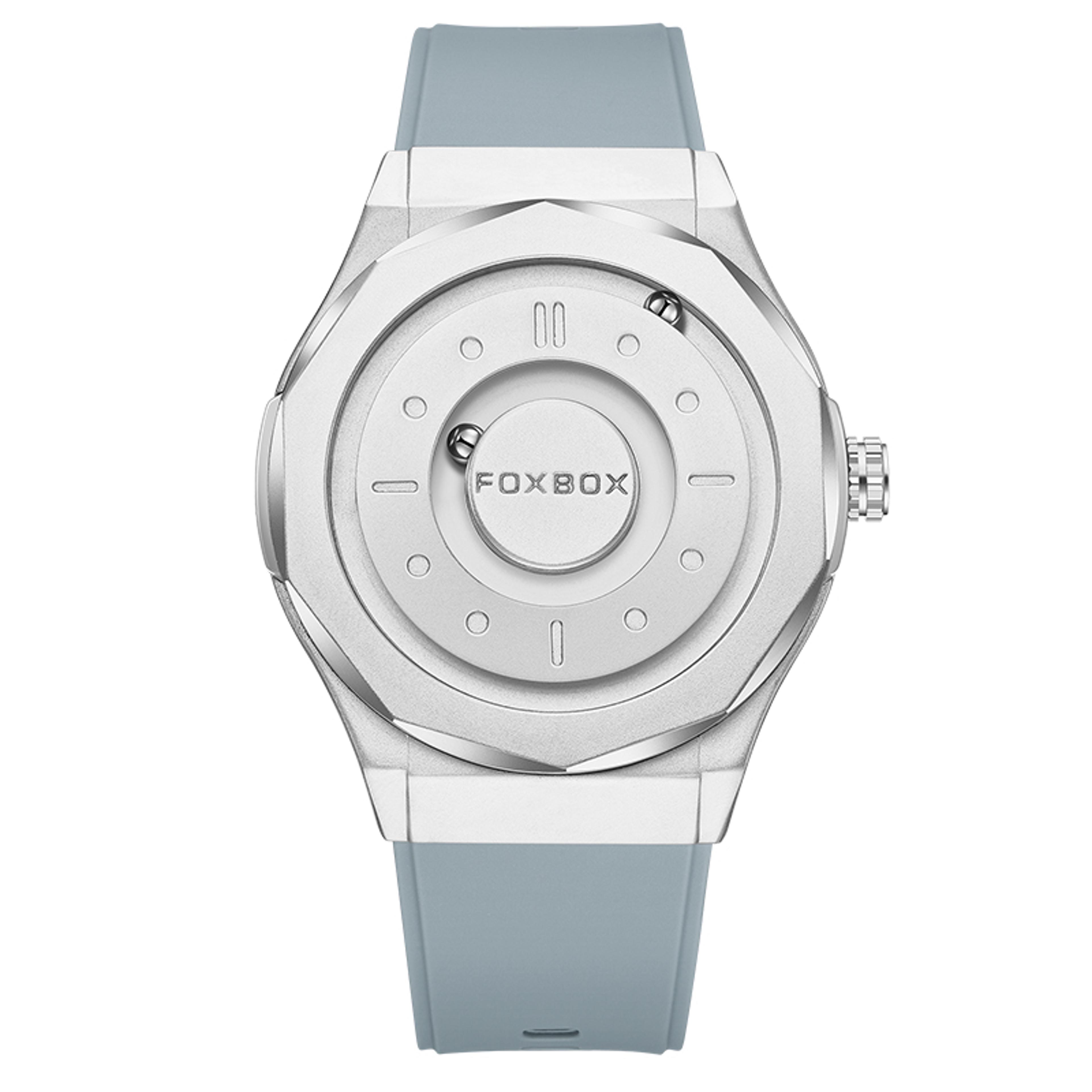 Magnetic Scrolling Pointer Waterproof Quartz Watch For Men 6