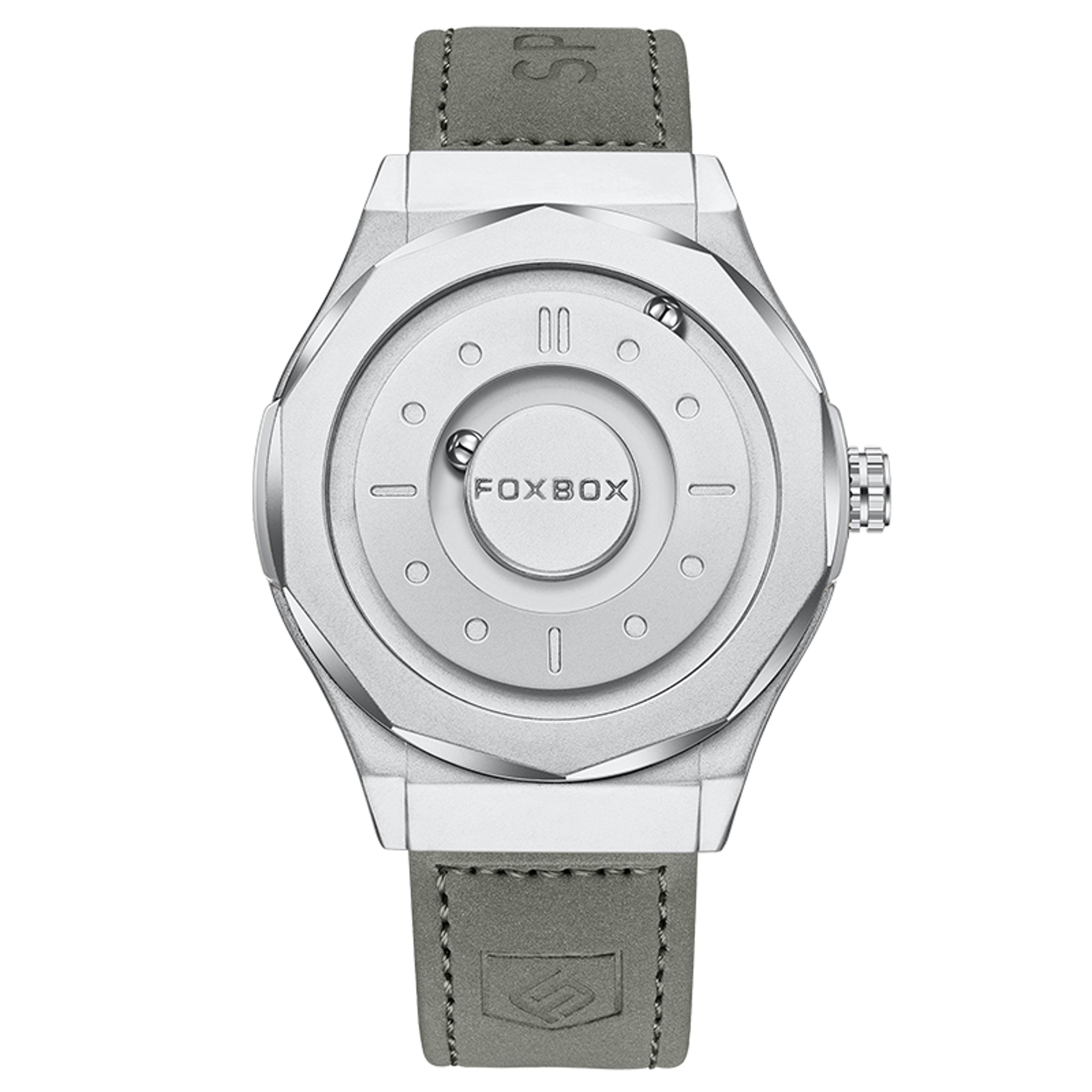 Magnetic Scrolling Pointer Waterproof Quartz Watch For Men 10