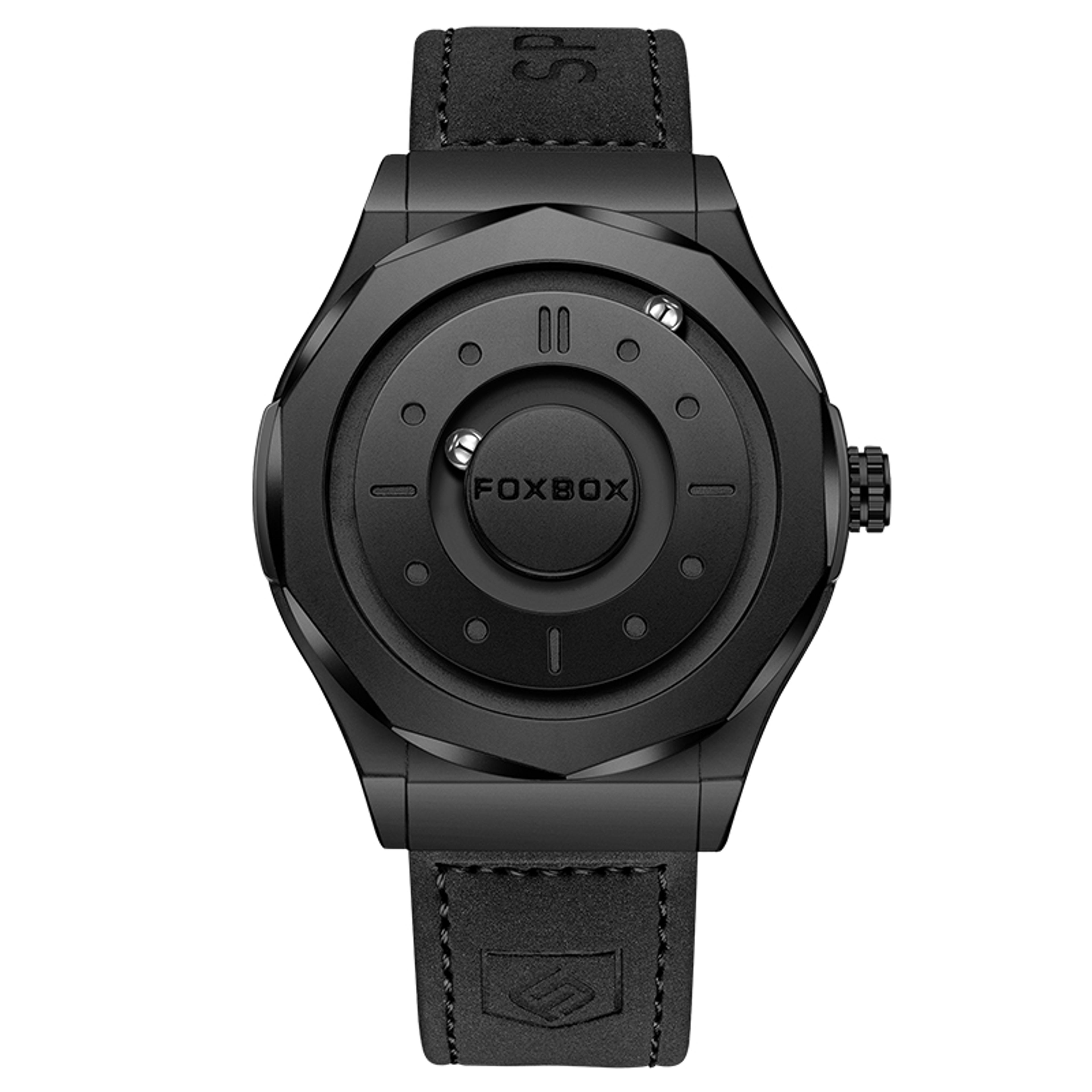 Magnetic Scrolling Pointer Waterproof Quartz Watch For Men 11