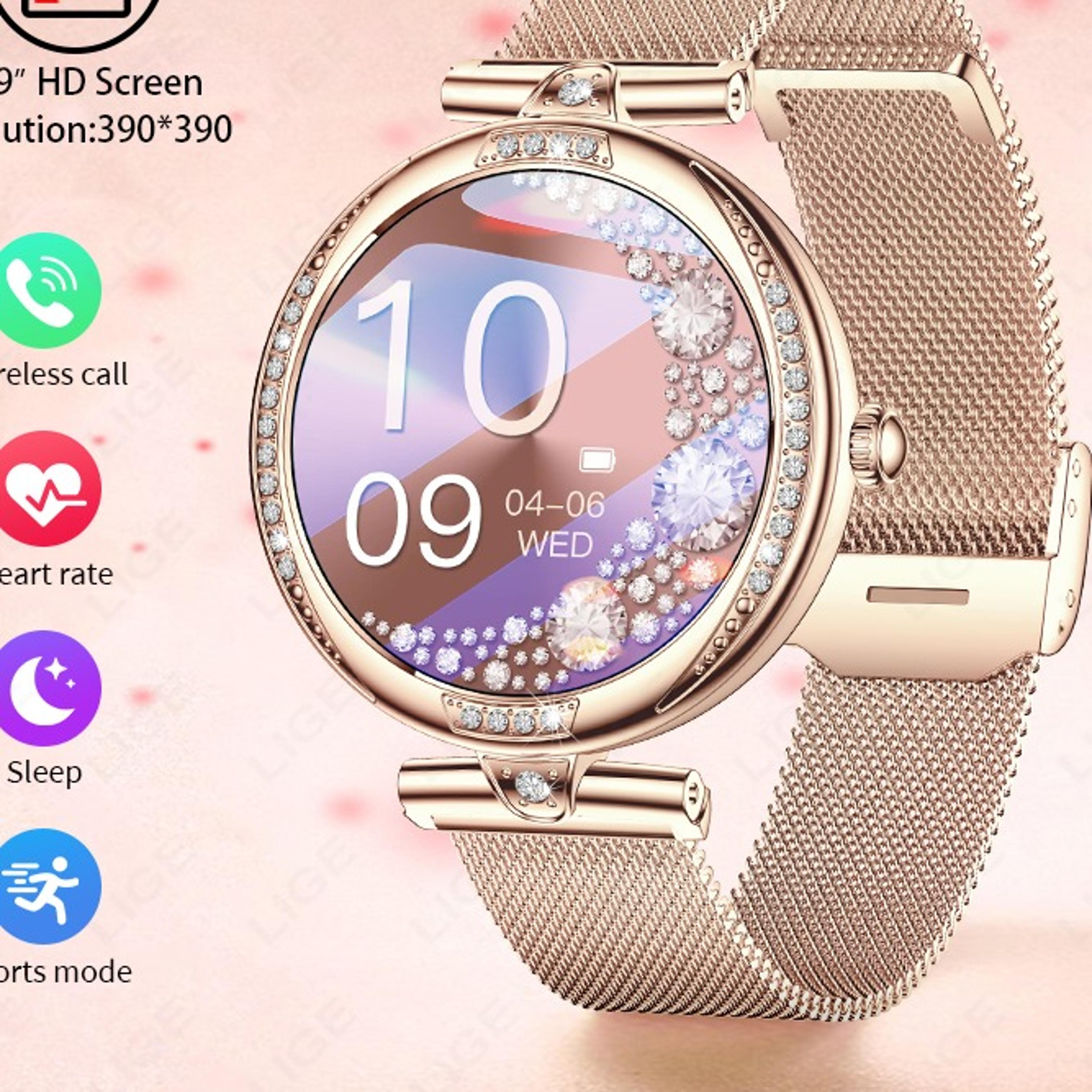 bluetooth calling smartwatch with heart rate monitoring and fitness tracking