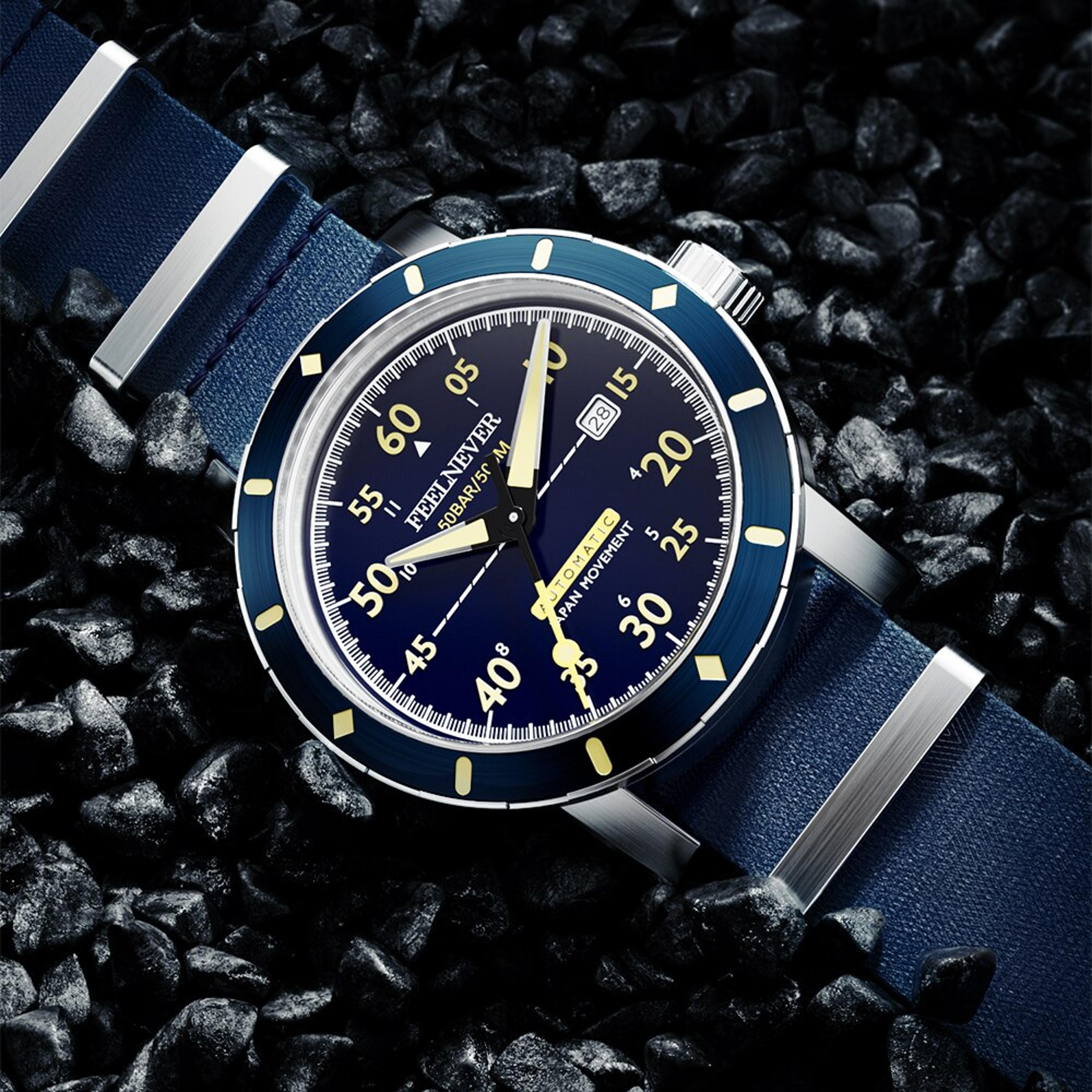 Automatic Dive Watch For Men With Sapphire Crystal Mechanical Movement 1